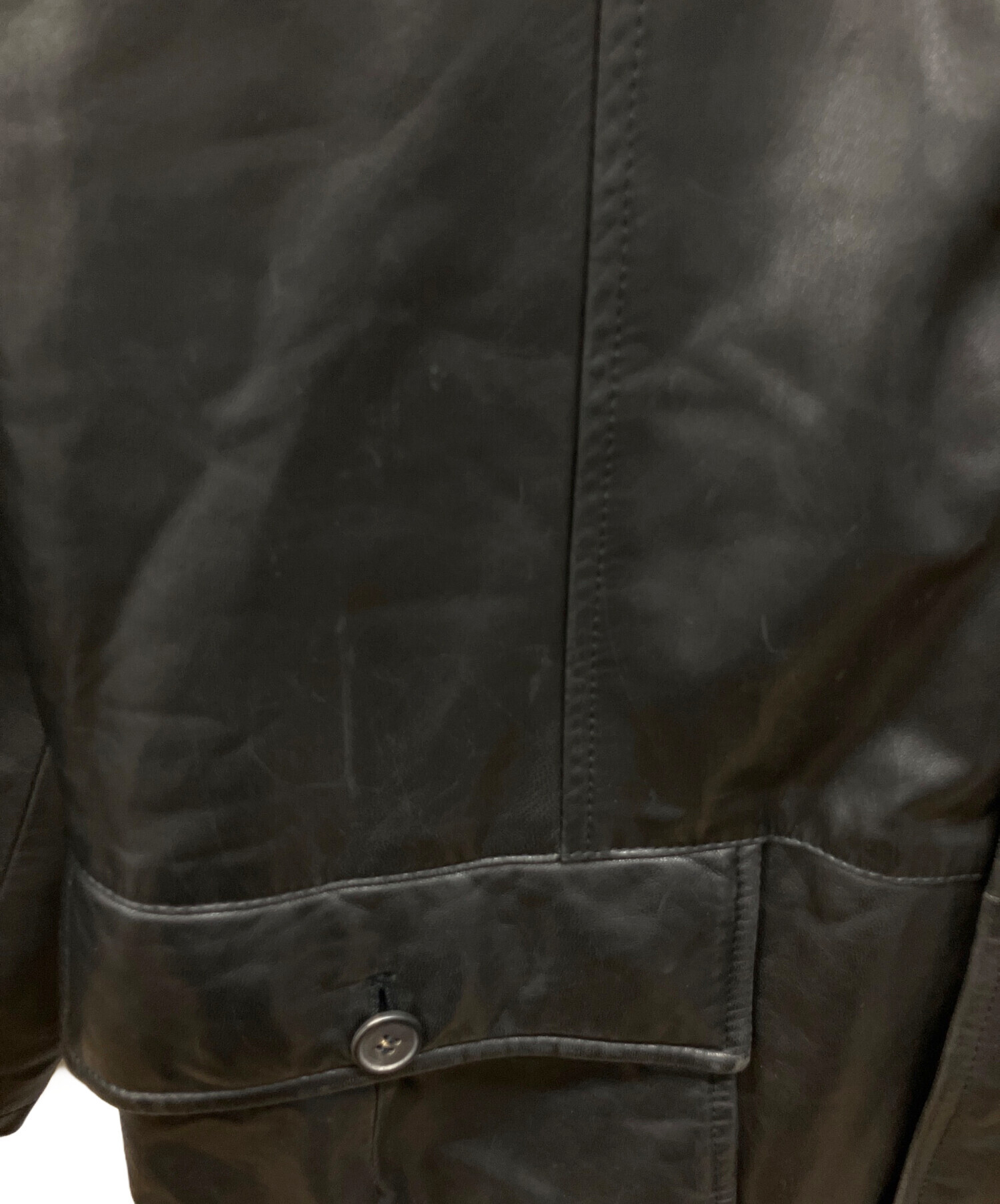 seraphin レザージャケット　48 中古・古着通販】SERAPHIN (セラフィン) レザージャケット ブラック