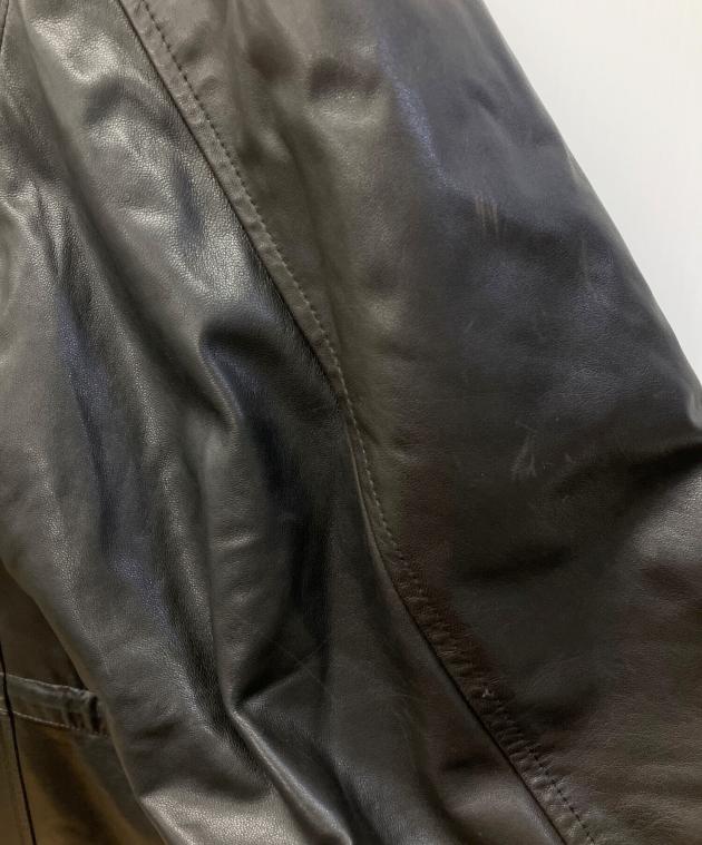 中古・古着通販】SERAPHIN (セラフィン) レザージャケット ブラック