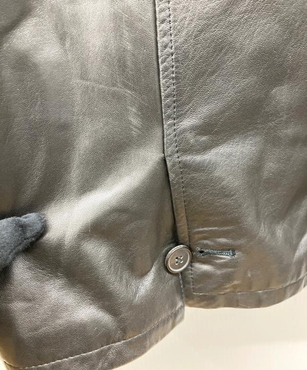 中古・古着通販】SERAPHIN (セラフィン) レザージャケット ブラック