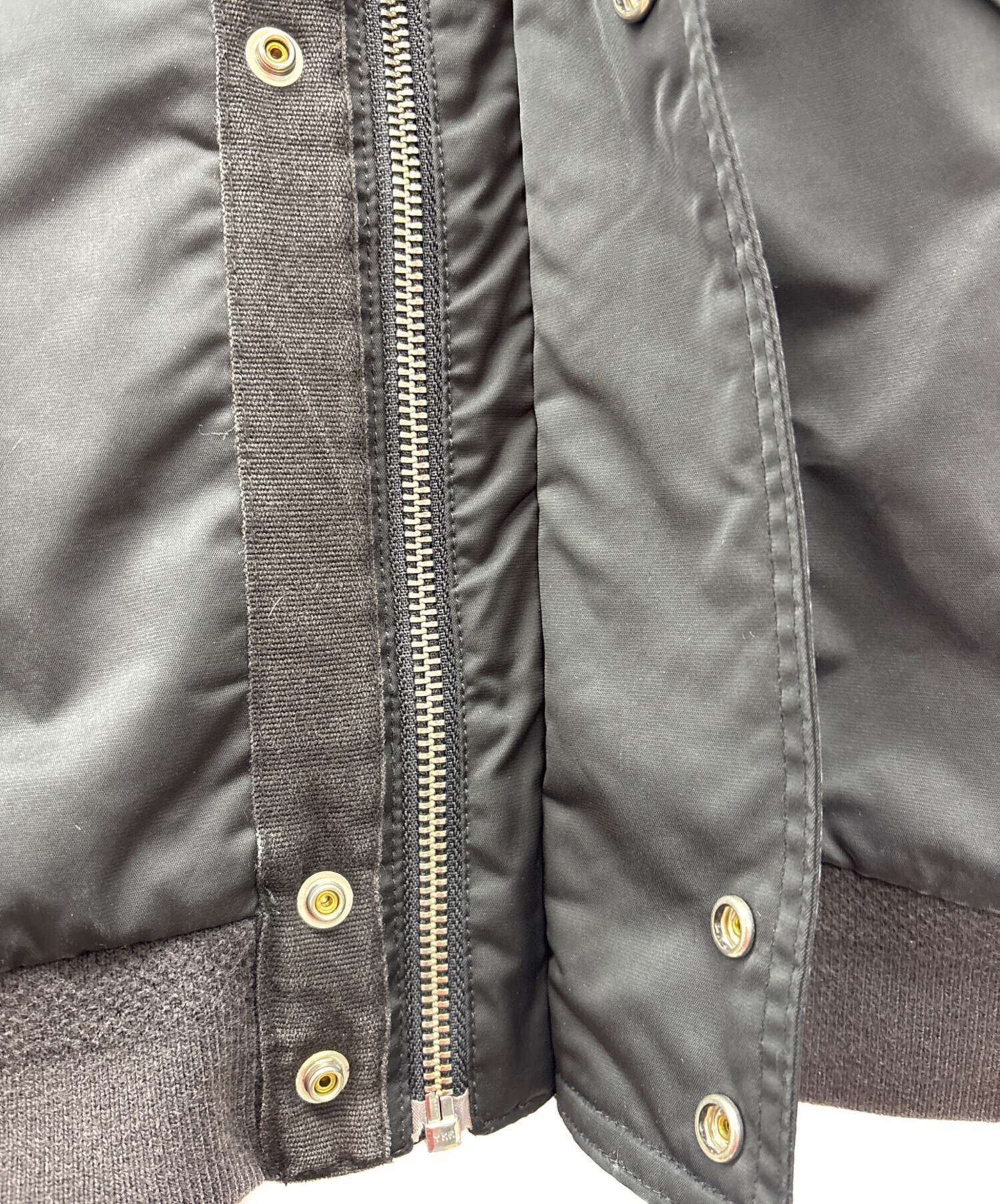 中古・古着通販】LACOSTE (ラコステ) ブルゾン ブラック×ブラウン