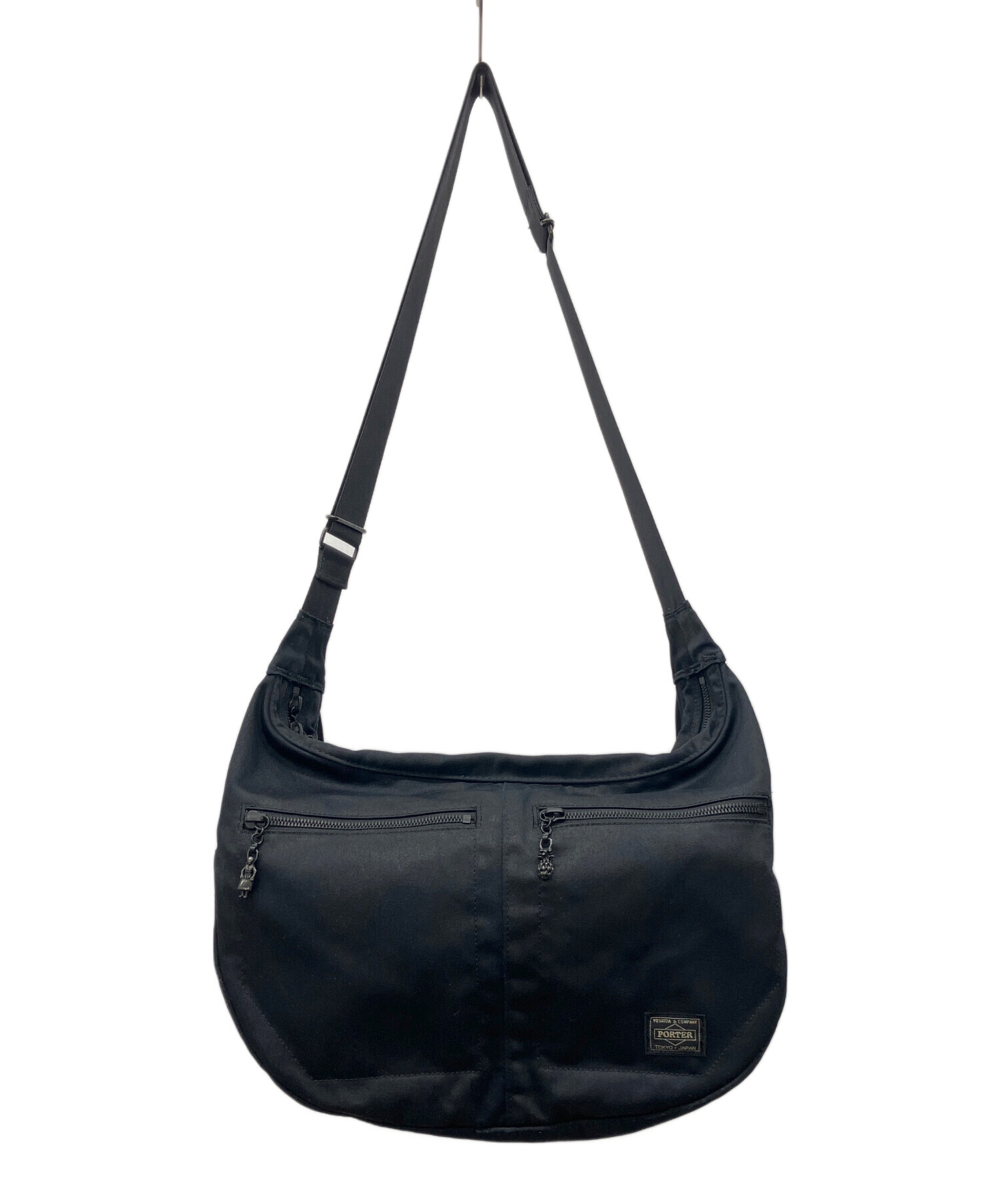 中古・古着通販】PORTER (ポーター) ショルダーバッグ ブラック