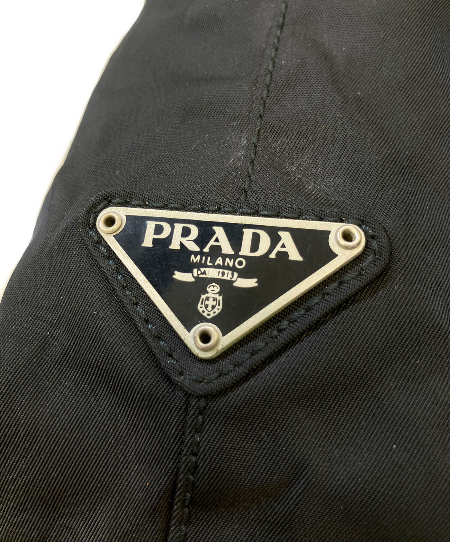中古・古着通販】PRADA (プラダ) プラスチックハンドルトートバッグ