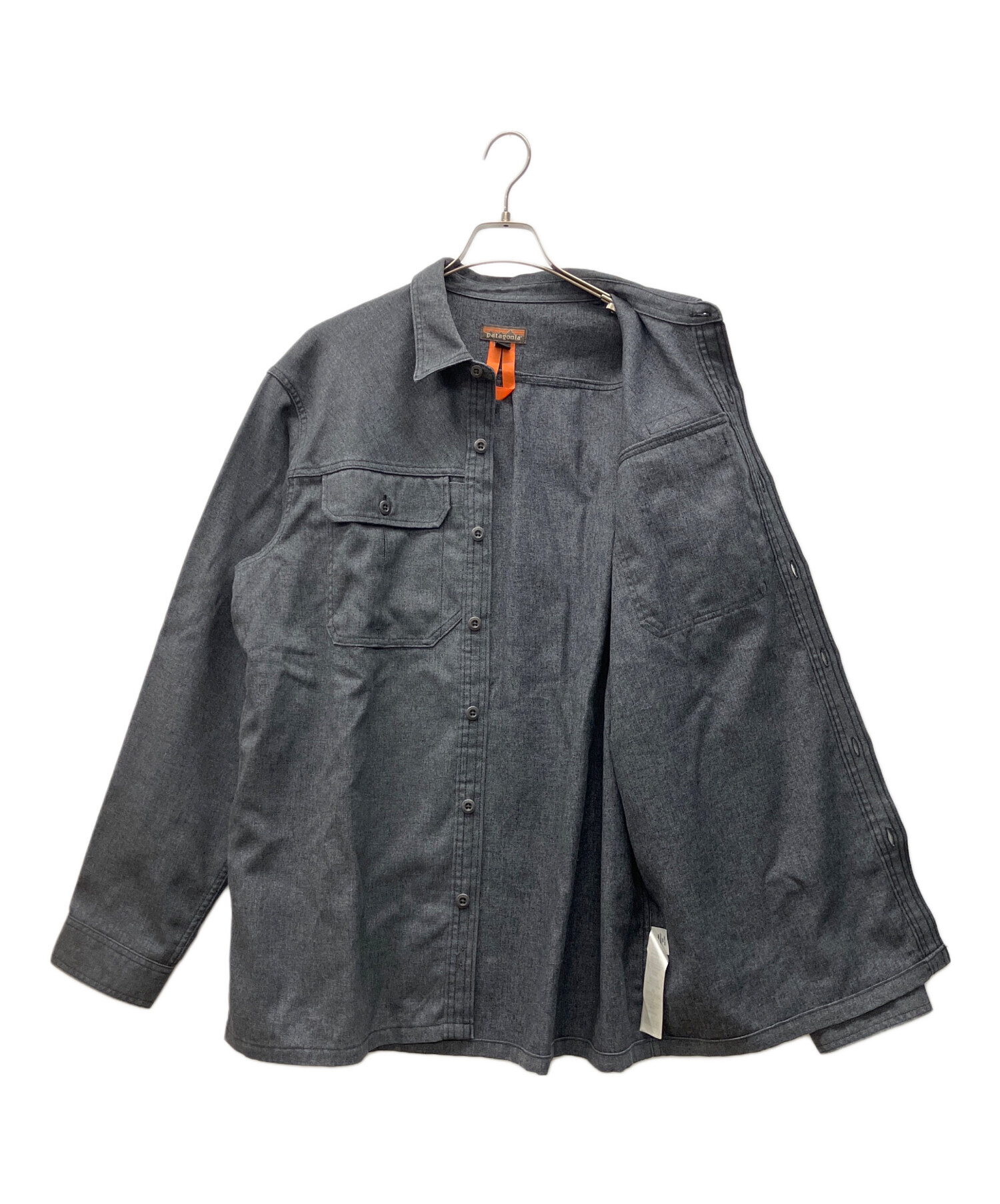 中古・古着通販】Patagonia (パタゴニア) 長袖シャツ グレー サイズ:L