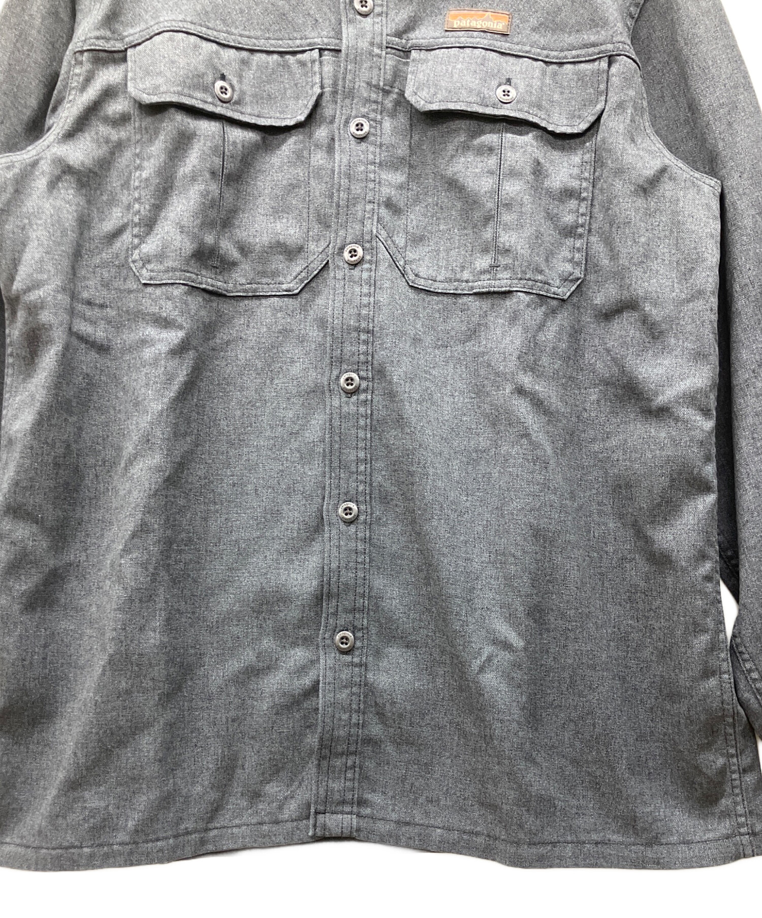 パタゴニア PATAGONIA カットソー ロンT グレー L R.5 古着 中古・古着通販】Patagonia (パタゴニア) 長袖シャツ グレー サイズ:L