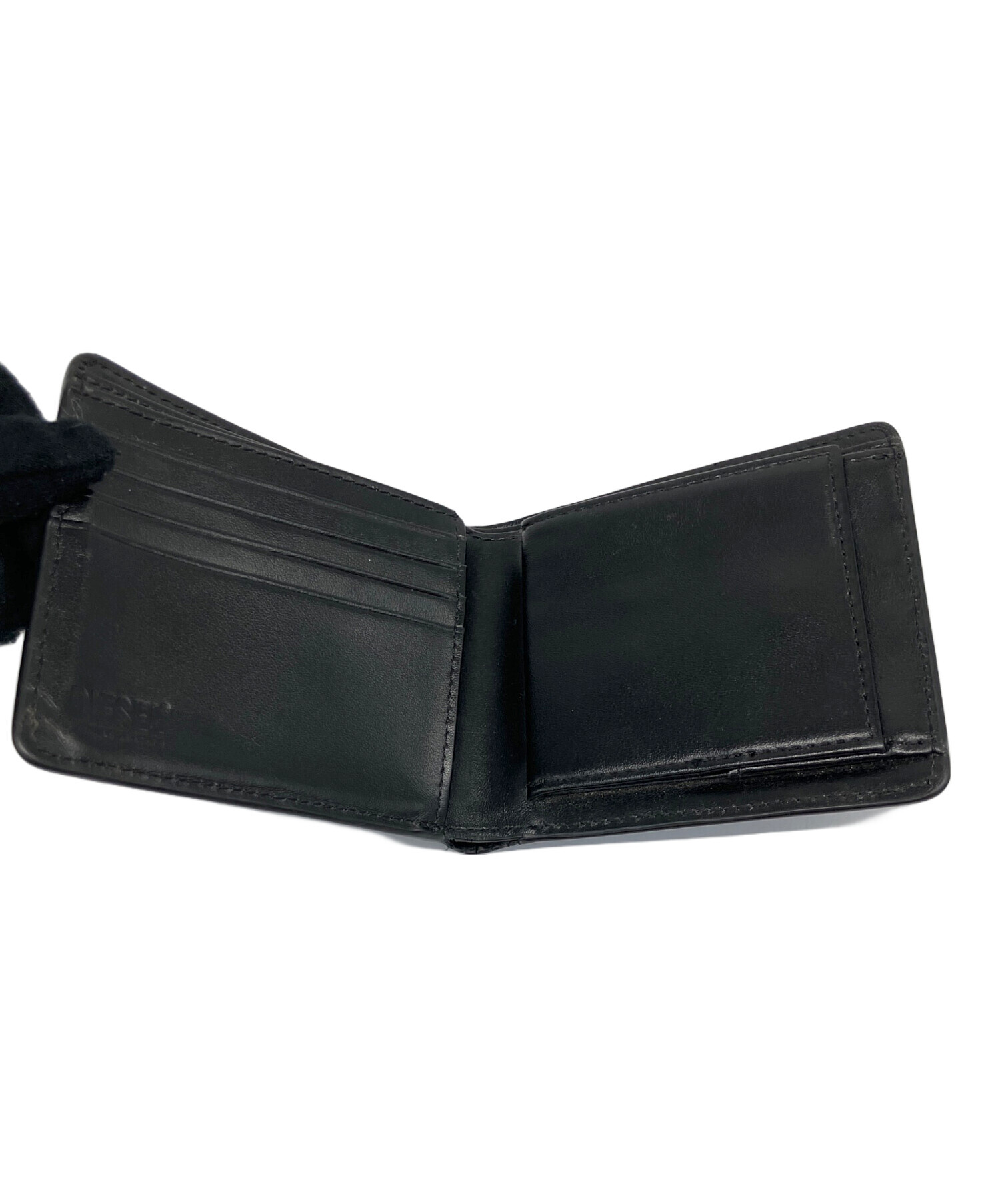 中古・古着通販】DIESEL (ディーゼル) 2つ折り財布 ブラック｜ブランド