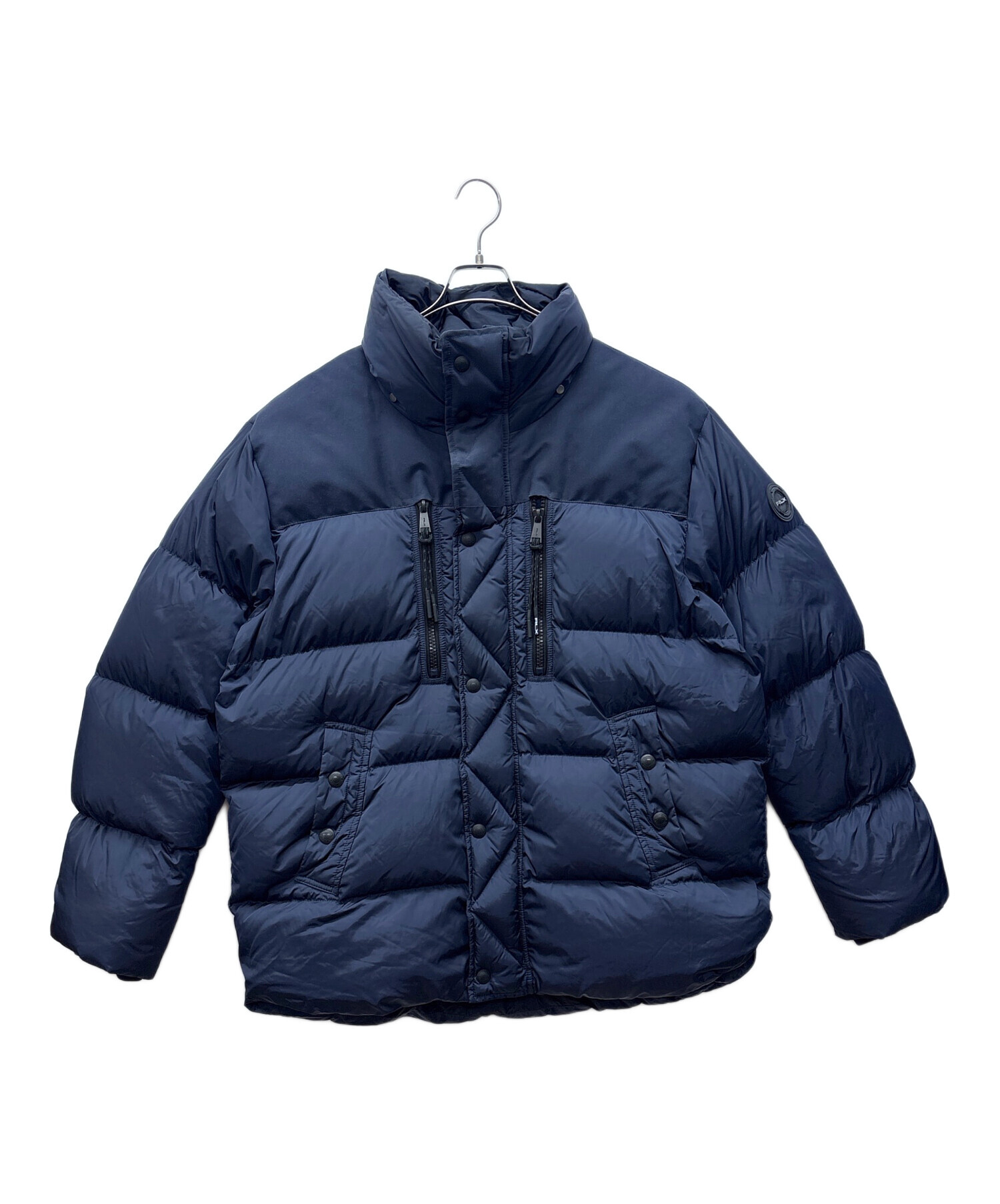 【美品】RLX RALPH LAUREN ダウンジャケット ネイビー L 軽量 中古・古着通販】RLX RALPH LAUREN (アールエルエックスラルフローレン