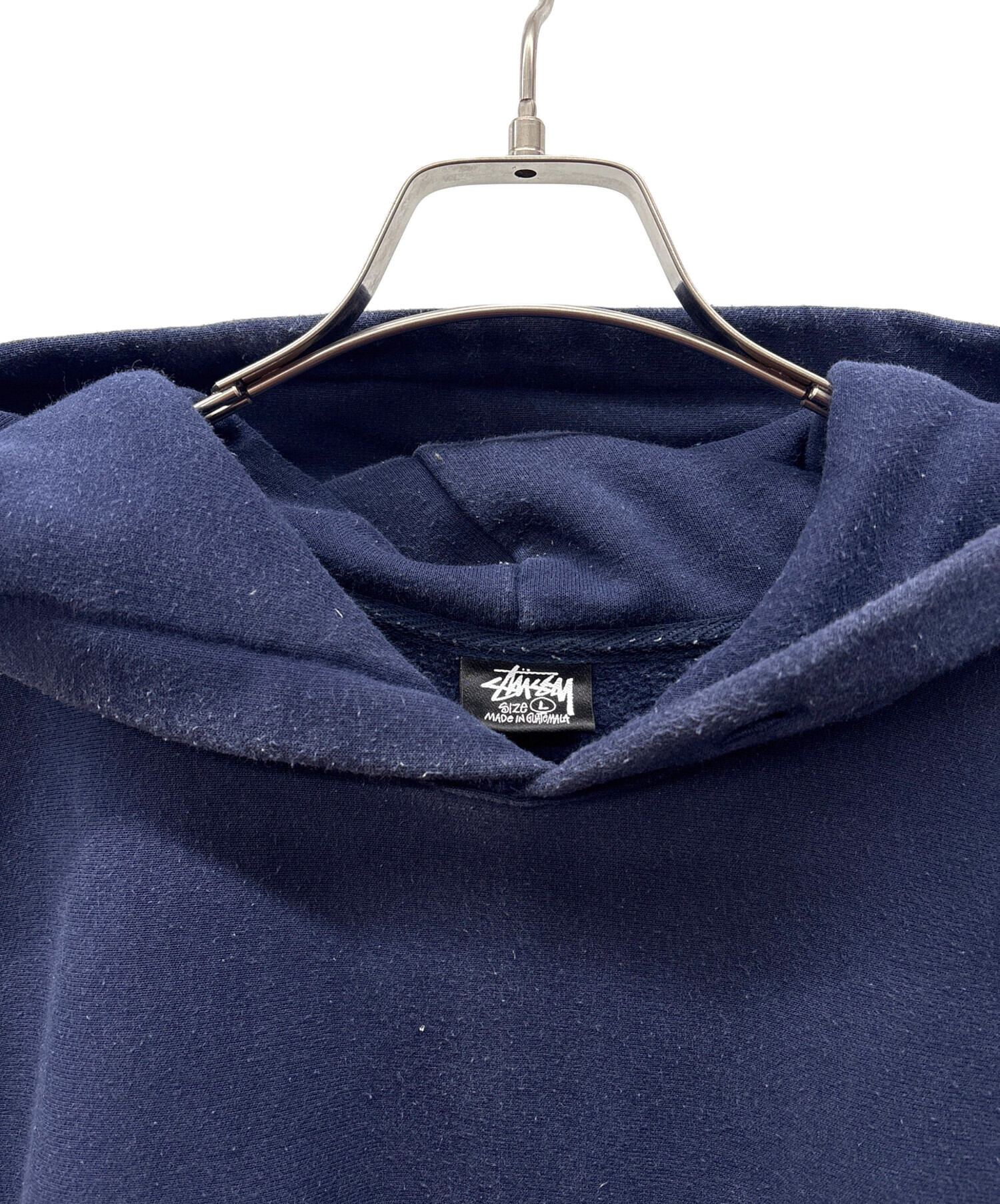中古・古着通販】stussy (ステューシー) パーカー ネイビー サイズ:L