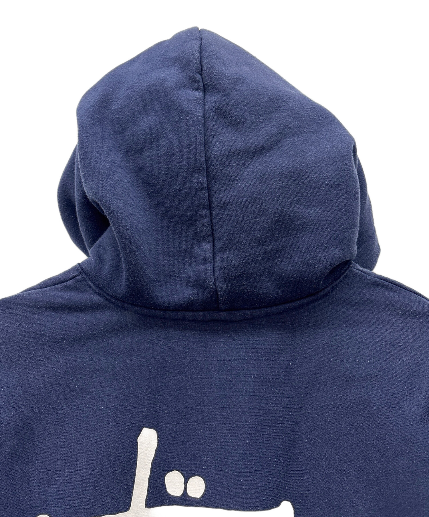 ス*ト様 激レア 90～00sSTUSSY フルジップパーカー ネイビー Lサイ 中古・古着通販】stussy (ステューシー) パーカー ネイビー サイズ:L