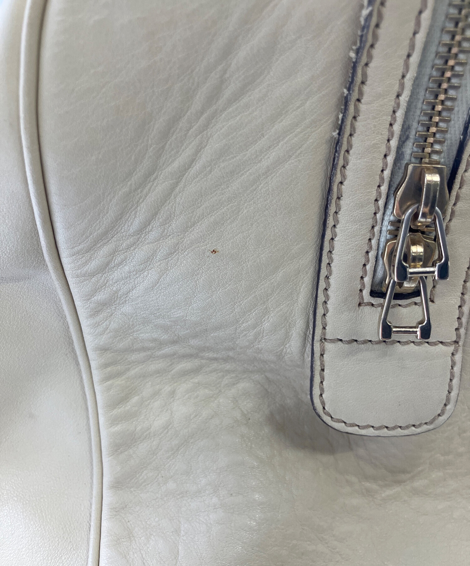 中古・古着通販】GUCCI (グッチ) ミニボストンバッグ ベージュ