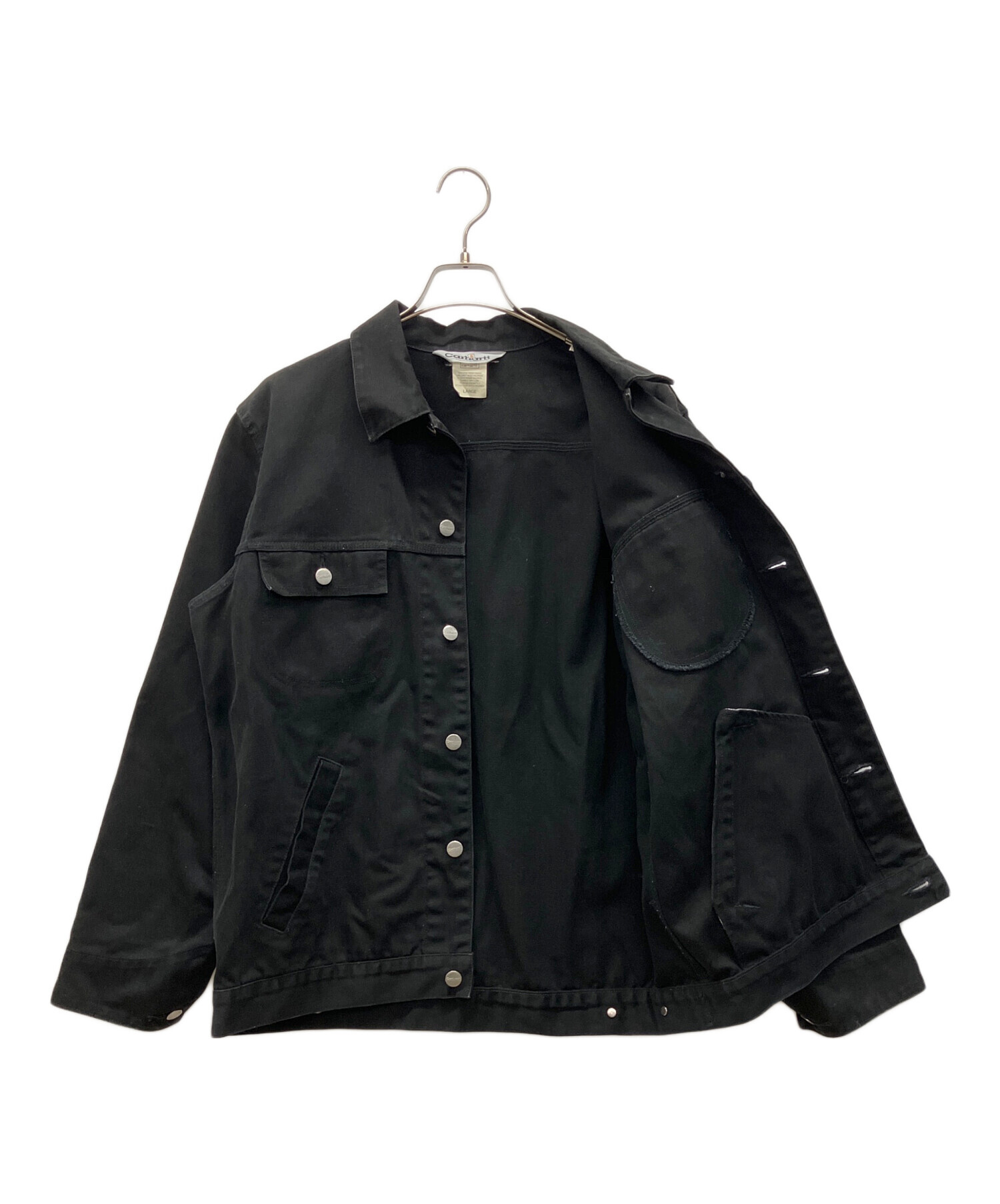 中古・古着通販】CarHartt (カーハート) カバーオール ブラック サイズ