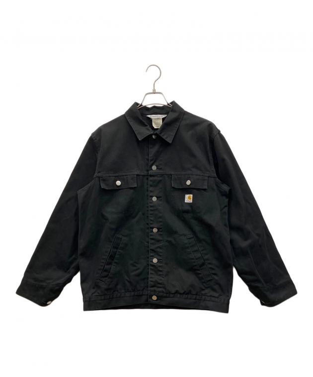 【Lサイズ】charhartt デニムカバーオール　ブラック 中古・古着通販】CarHartt (カーハート) カバーオール ブラック サイズ