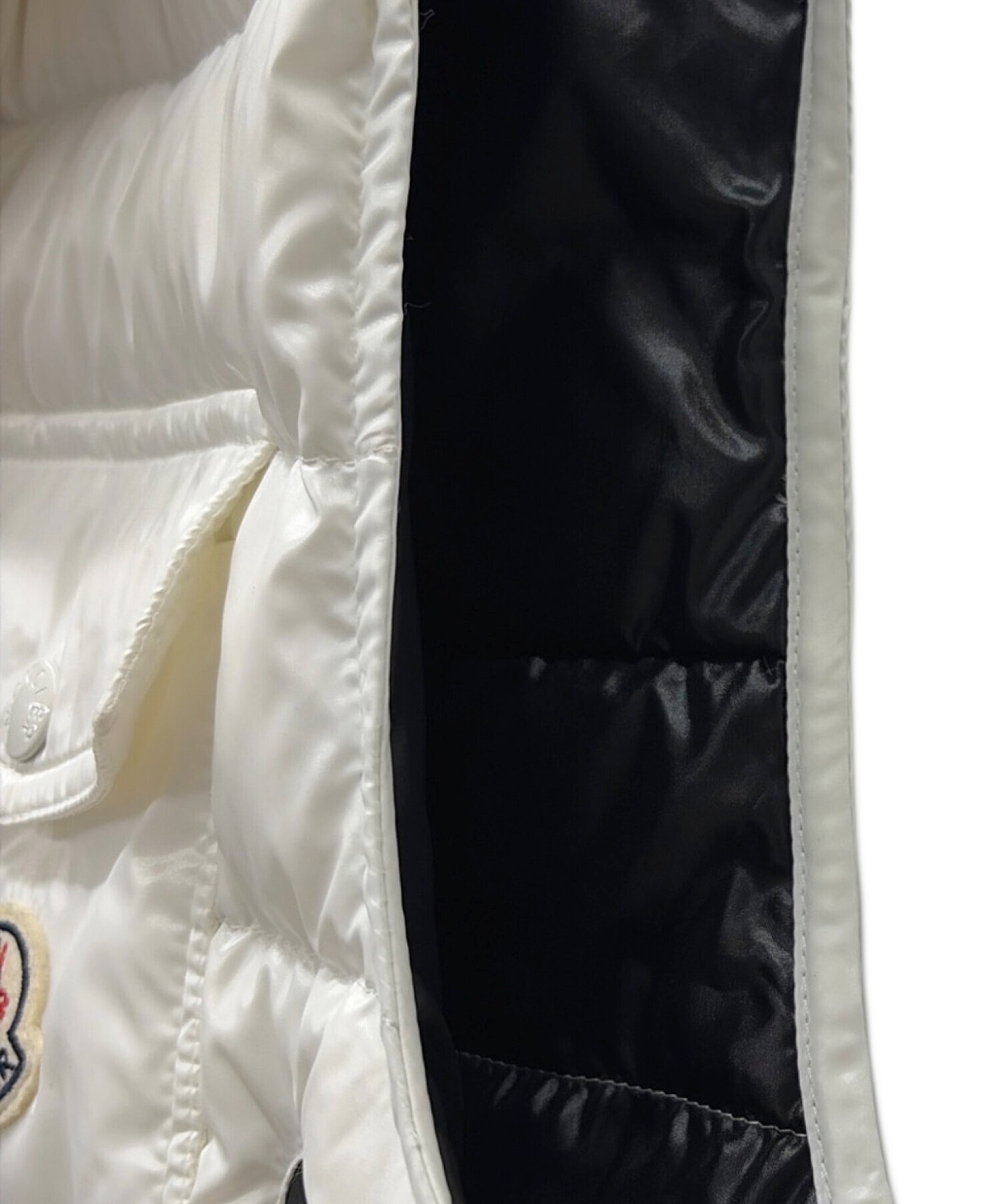 中古・古着通販】MONCLER (モンクレール) ダウンベスト ホワイト