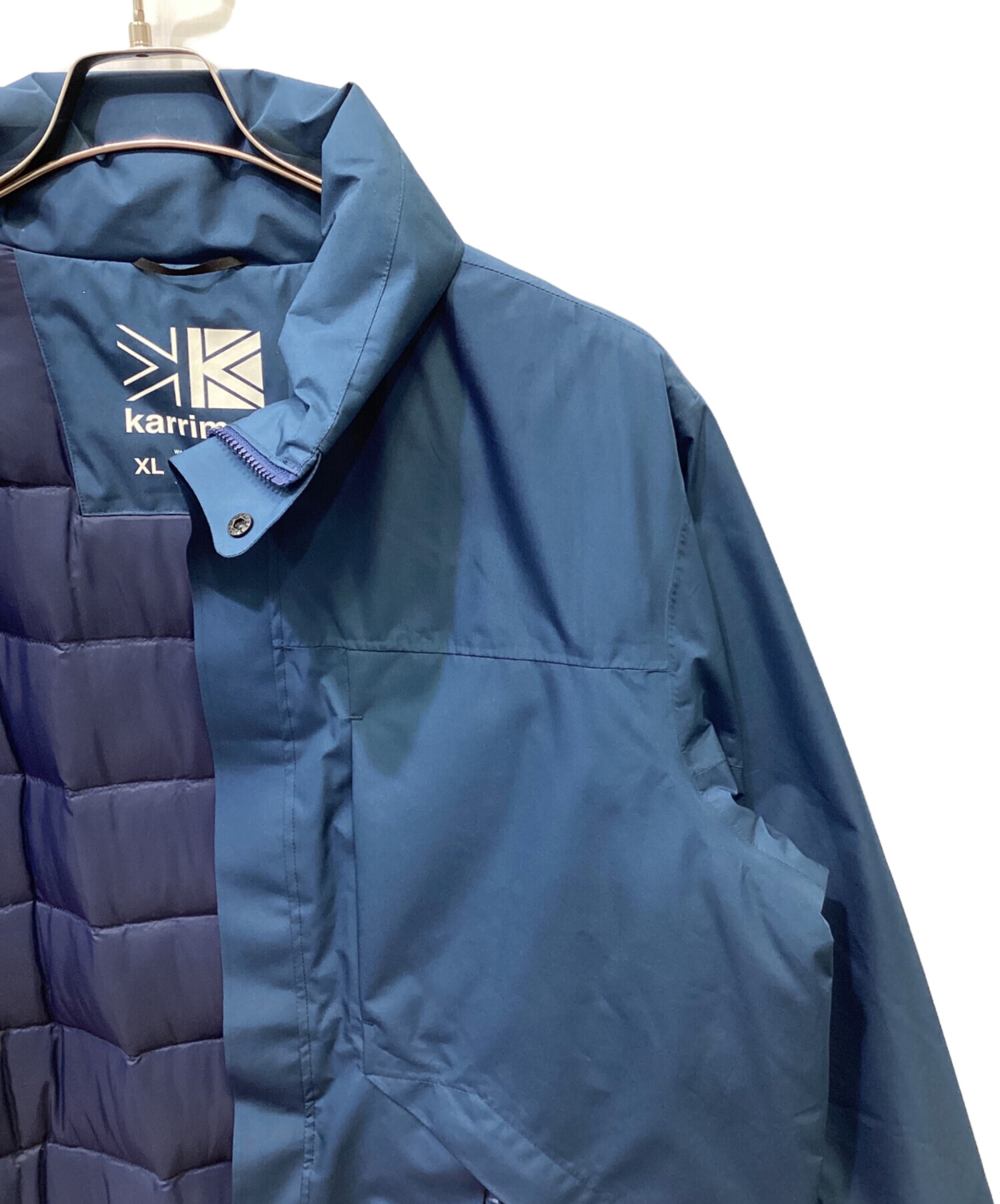 中古・古着通販】Karrimor (カリマー) ダウンコート ブルー サイズ:XL