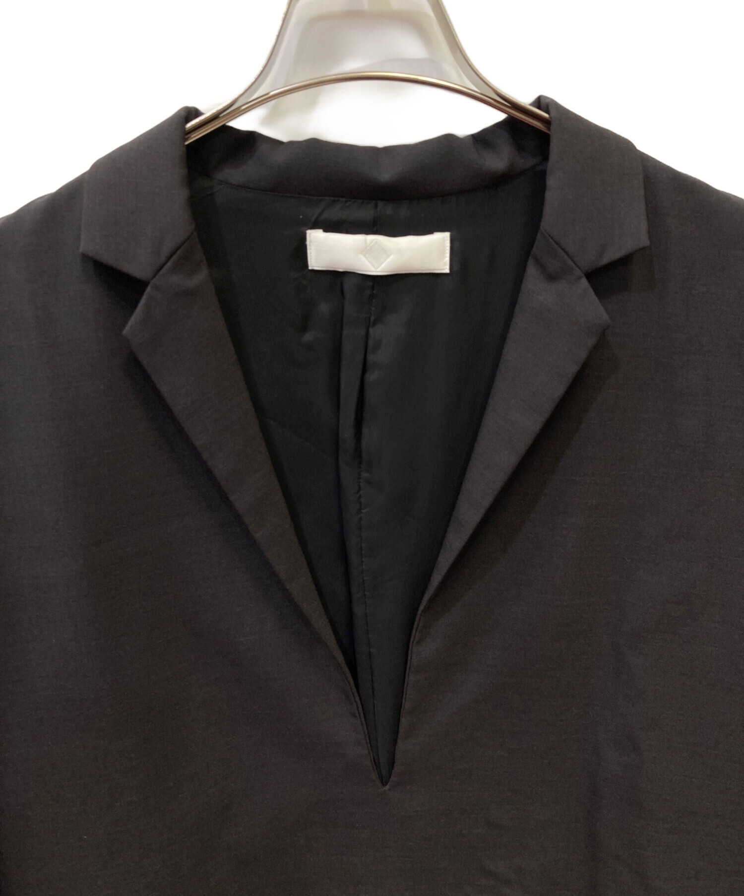 中古・古着通販】ETHOSENS (エトセンス) ウールジャケット ネイビー 