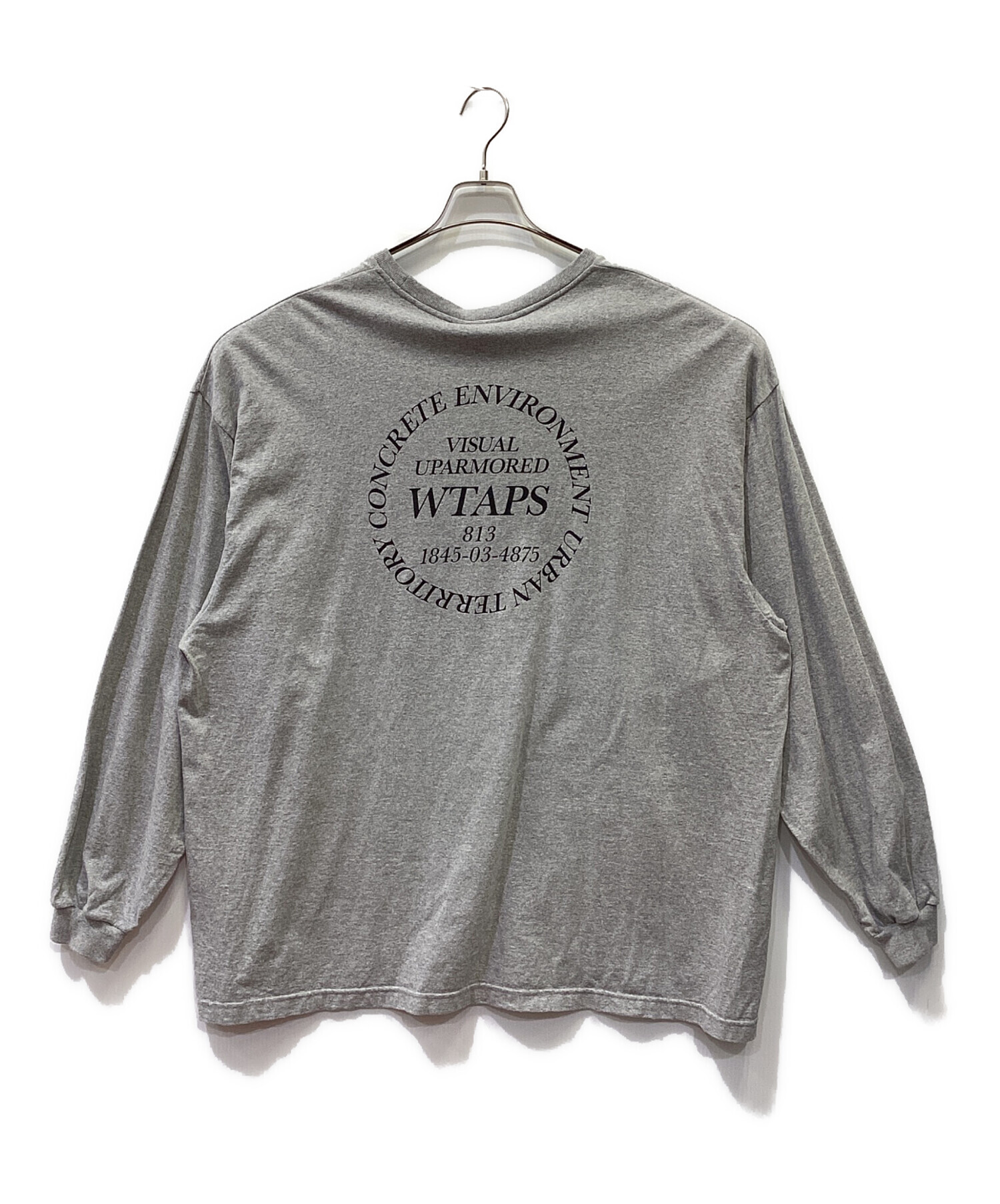 中古・古着通販】WTAPS (ダブルタップス) 長袖カットソー グレー 