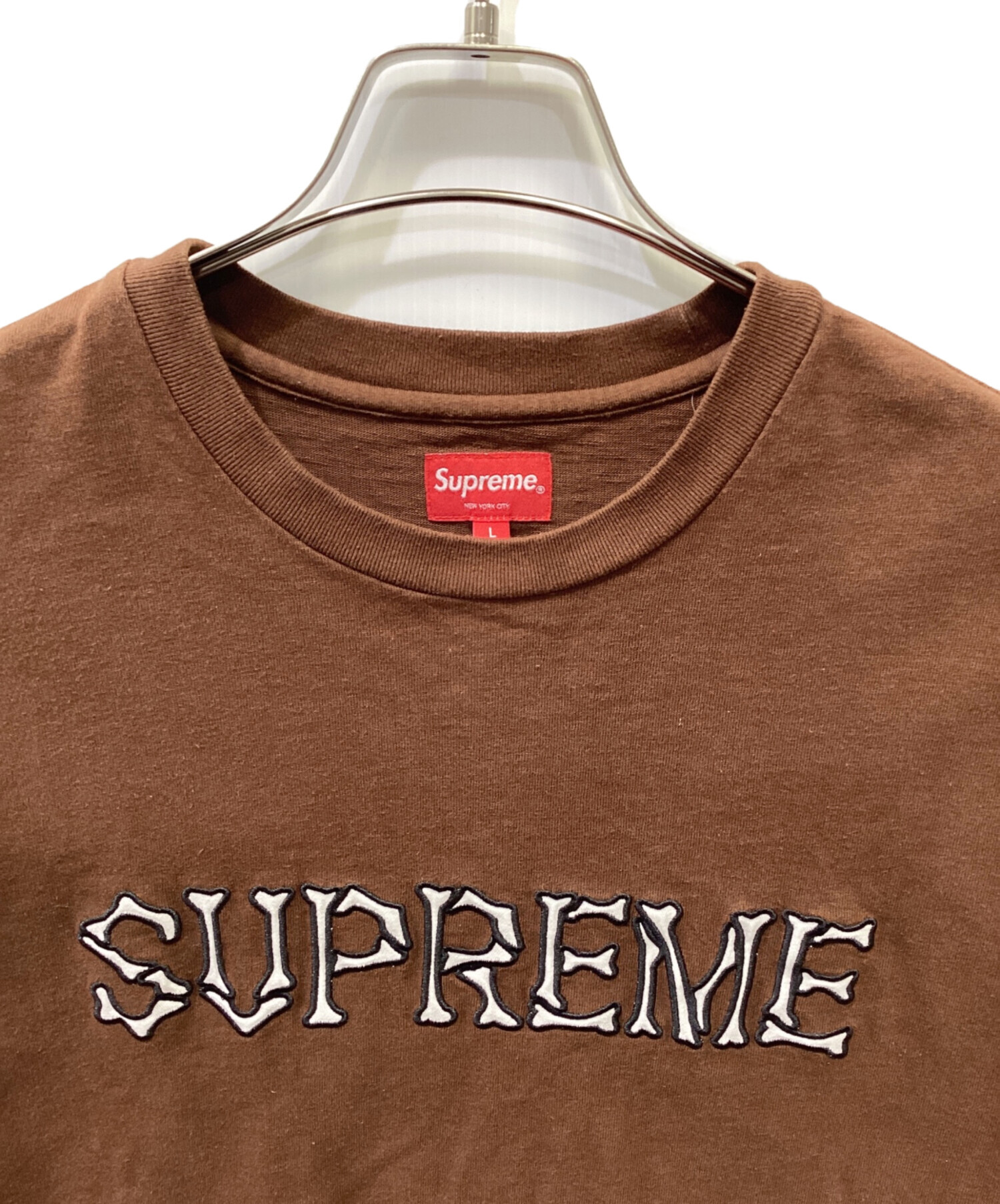 【大人気】SupremeゲームTシャツ　ブラウンL 中古・古着通販】SUPREME (シュプリーム) Tシャツ ブラウン サイズ:L
