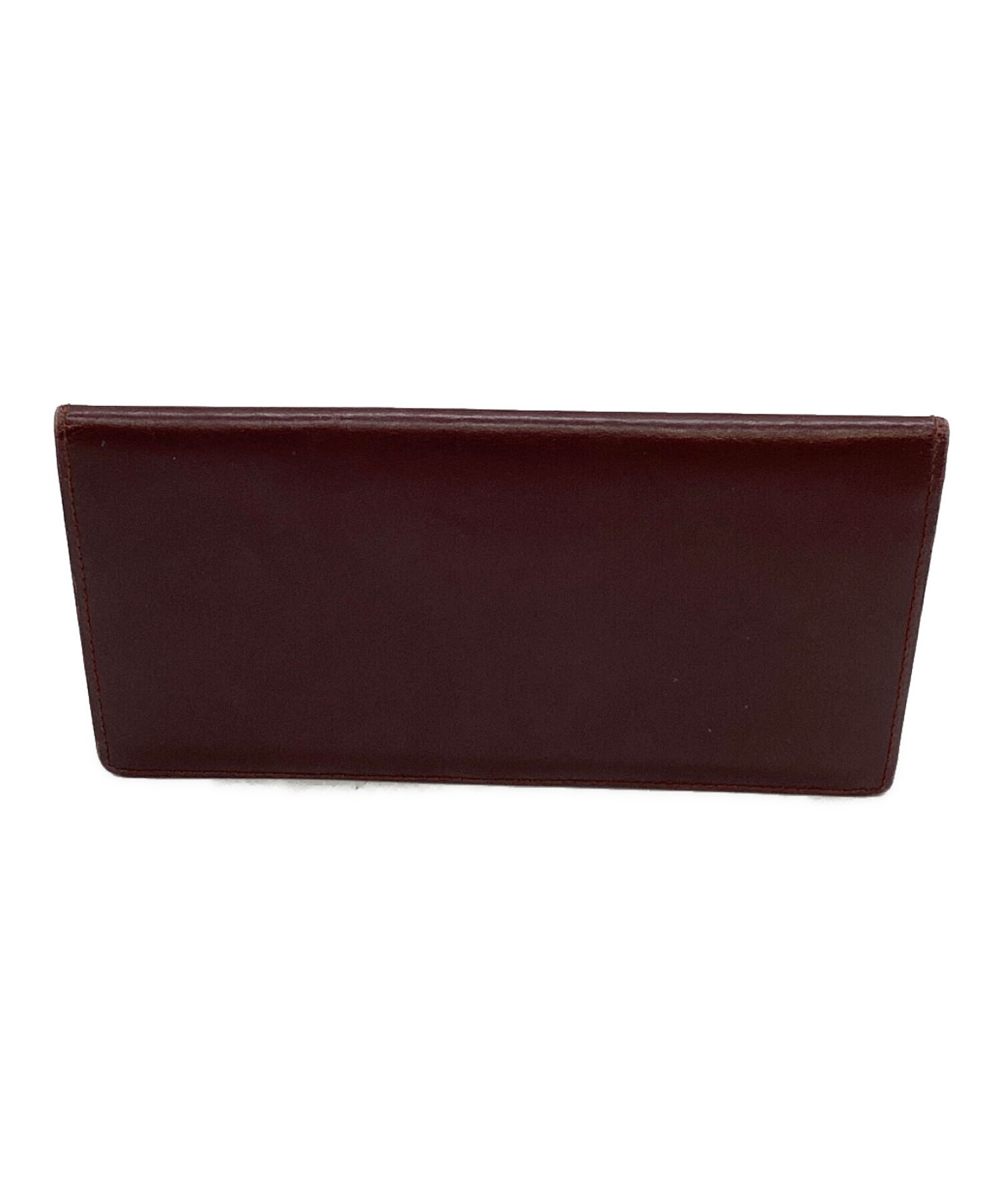 中古・古着通販】Cartier (カルティエ) 札入れ ボルドー｜ブランド