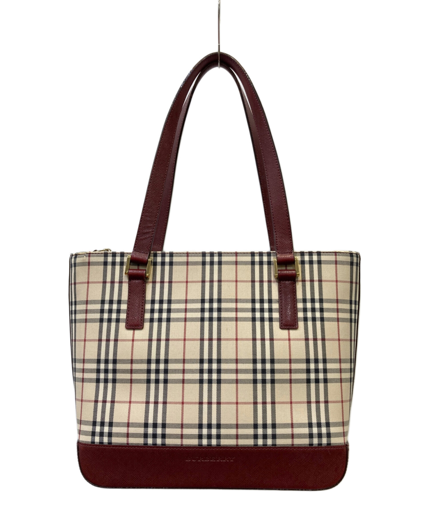 BURBERRY ベージュ トートバッグ BURBERRY - 新品 バーバリー BURBERRY トートバッグ コットン
