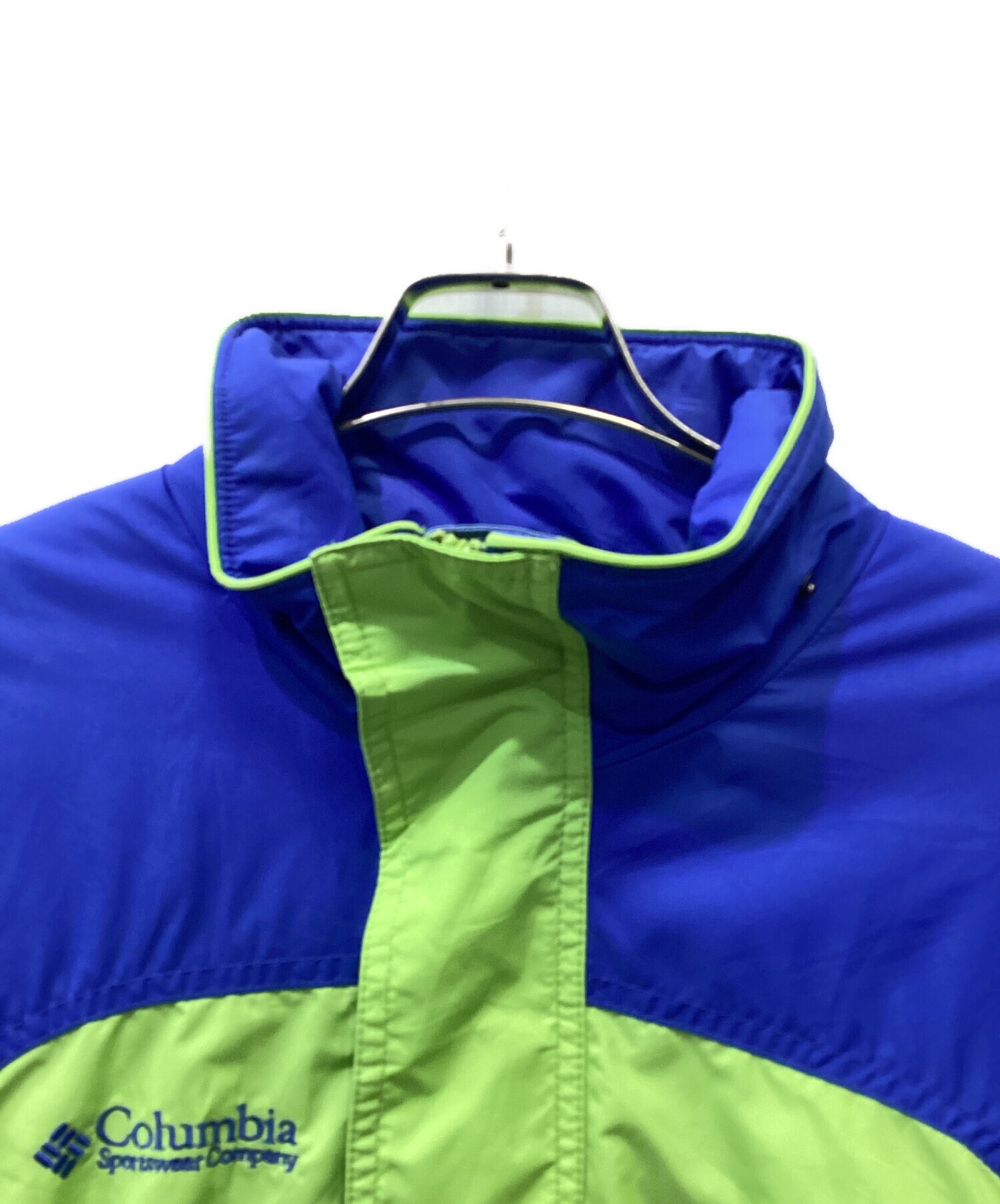 中古・古着通販】Columbia (コロンビア) ジャケット グリーン×ブルー 