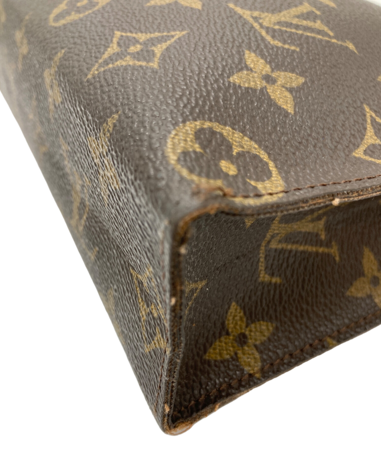 M05/005 ルイヴィトン クラッチバッグ ブラウン系 中古・古着通販】LOUIS VUITTON (ルイ ヴィトン) クラッチバッグ