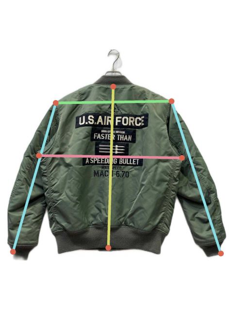 中古・古着通販】AVIREX (アヴィレックス) X-15 MA-1 フライト