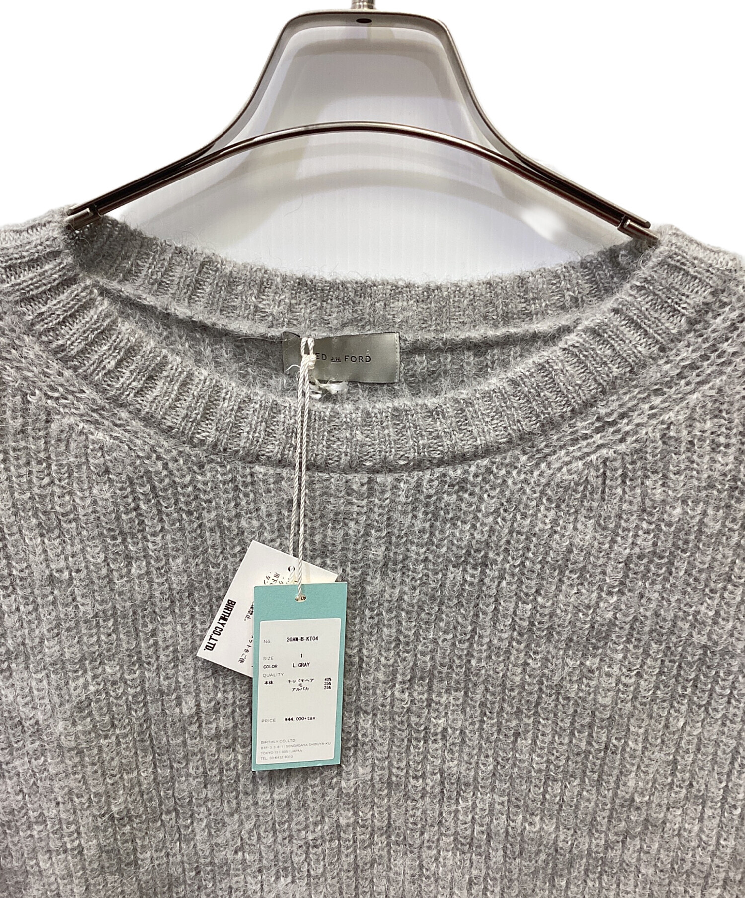 中古・古着通販】BED J.W. FORD (ベッドフォード) Mohair Crew Neck 