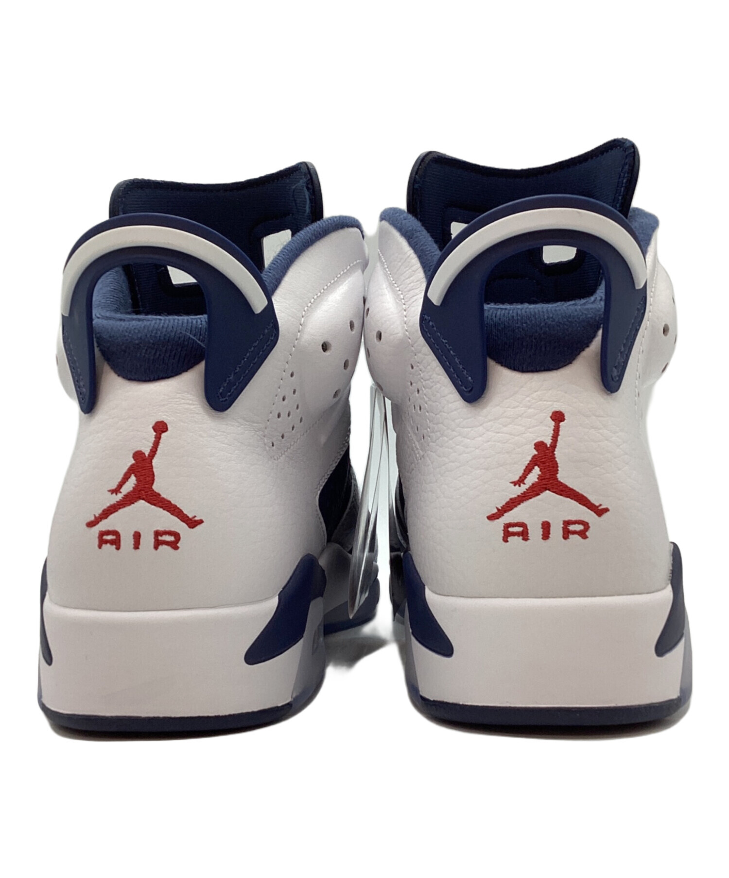 Air Jordan 6 ホワイト ネイビー ヴィンテージ加工 カスタム 未使用 中古・古着通販】NIKE (ナイキ) Air Jordan 6 Retro 
