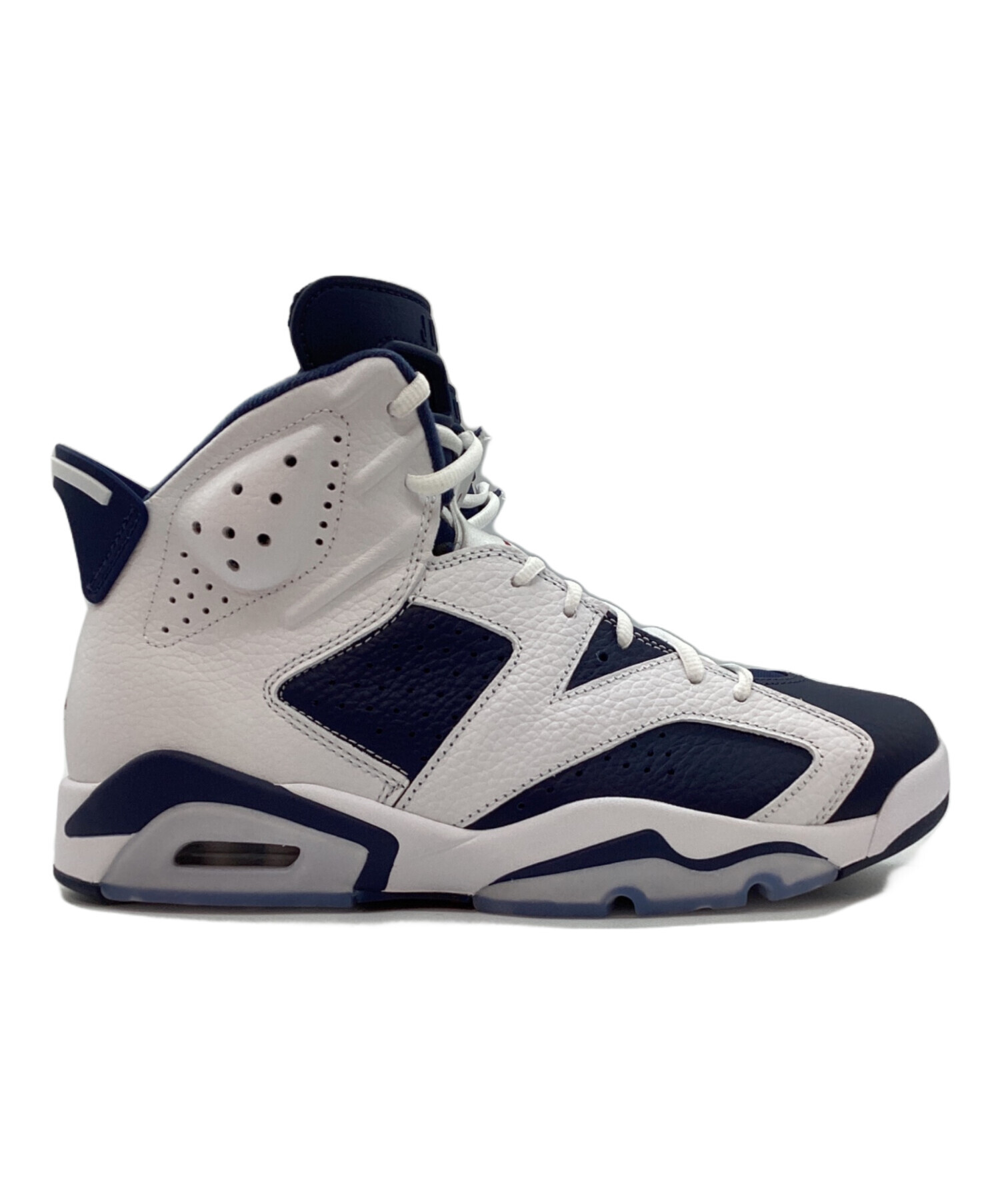 Air Jordan 6 ホワイト ネイビー ヴィンテージ加工 カスタム 未使用 中古・古着通販】NIKE (ナイキ) Air Jordan 6 Retro 