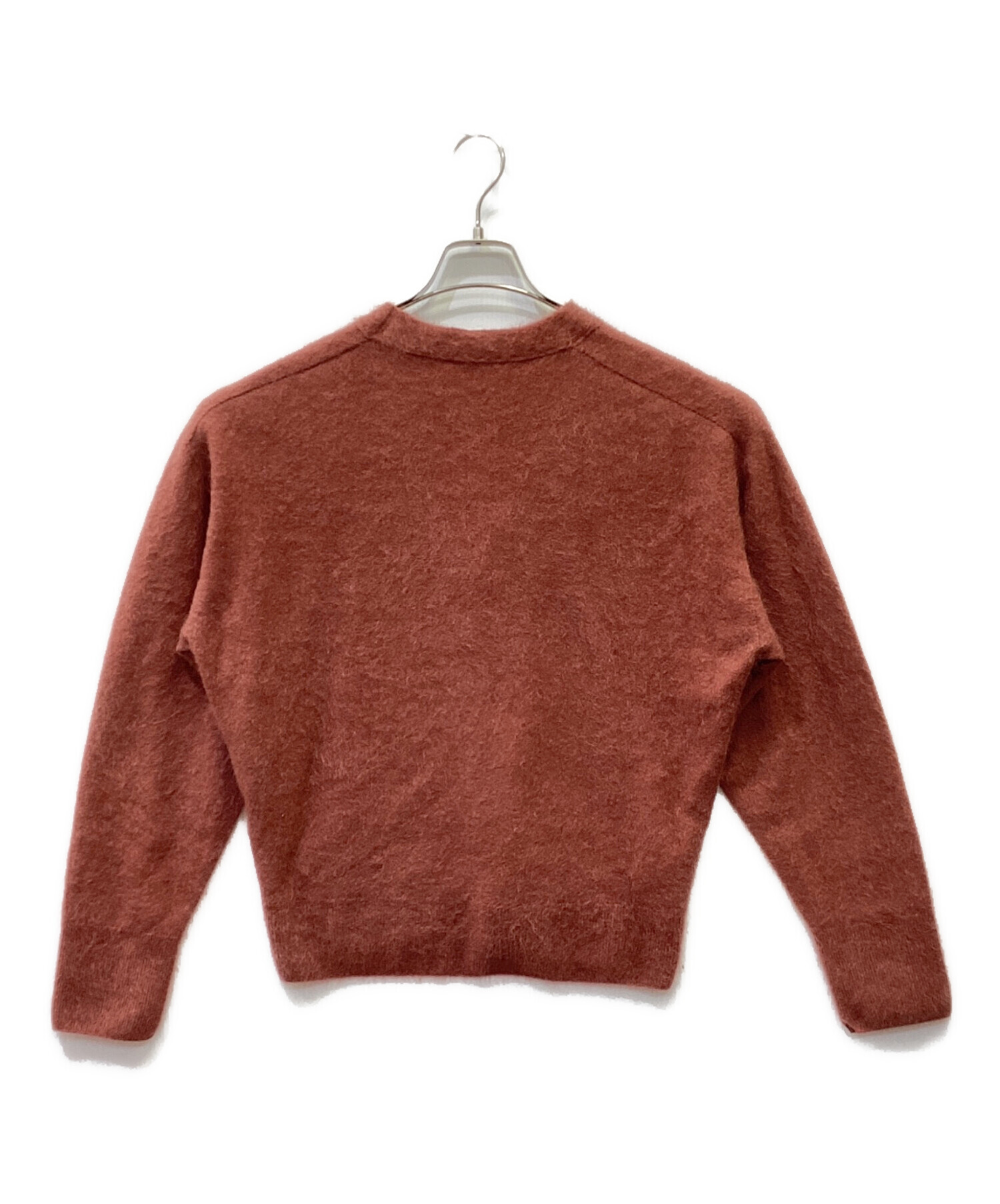 中古・古着通販】ATON (エイトン) ニットカーディガン ボルドー サイズ