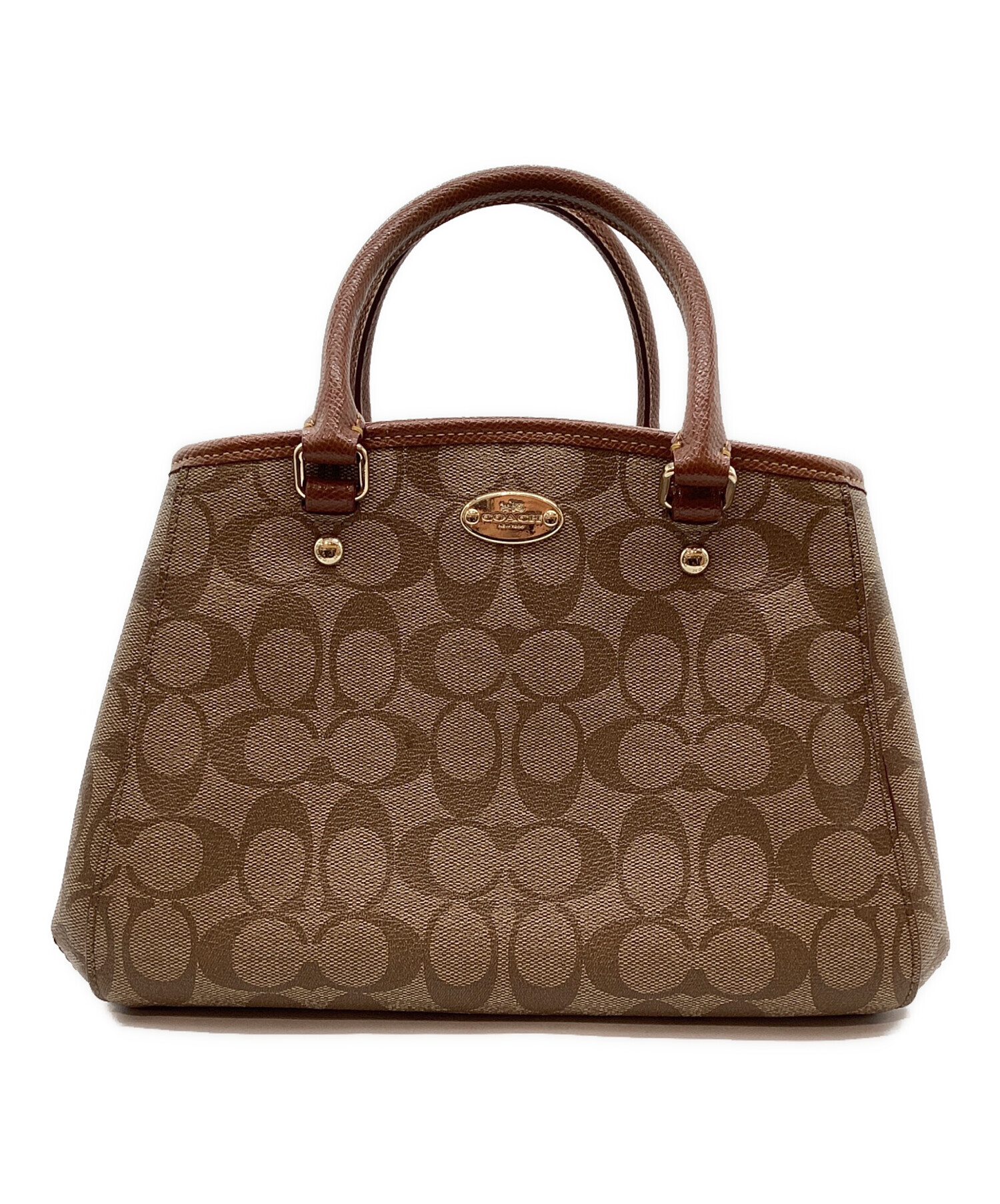 中古・古着通販】COACH (コーチ) 2WAYショルダーバッグ ブラウン 