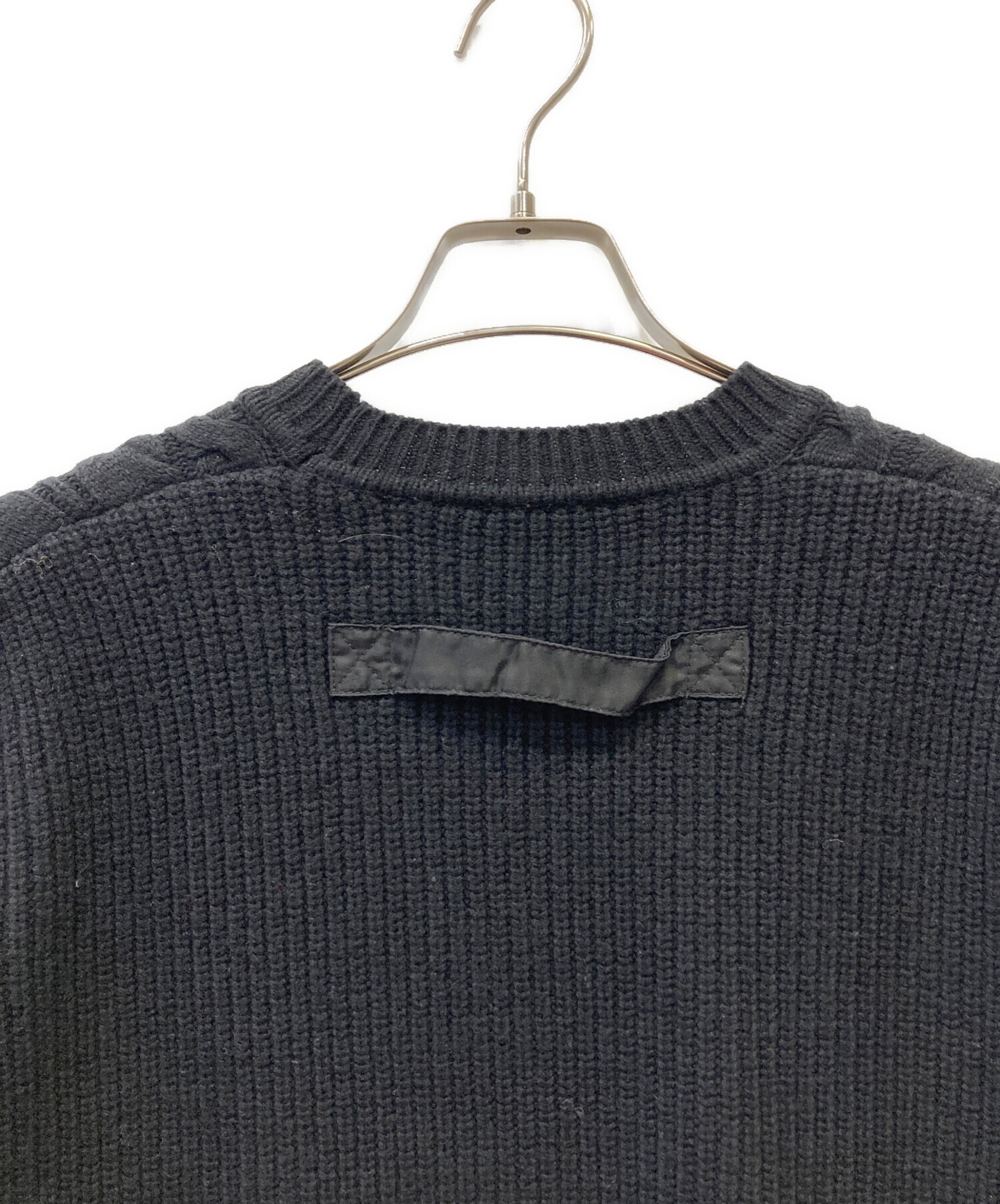 中古・古着通販】DIESEL (ディーゼル) ニット ブラック サイズ:FREE