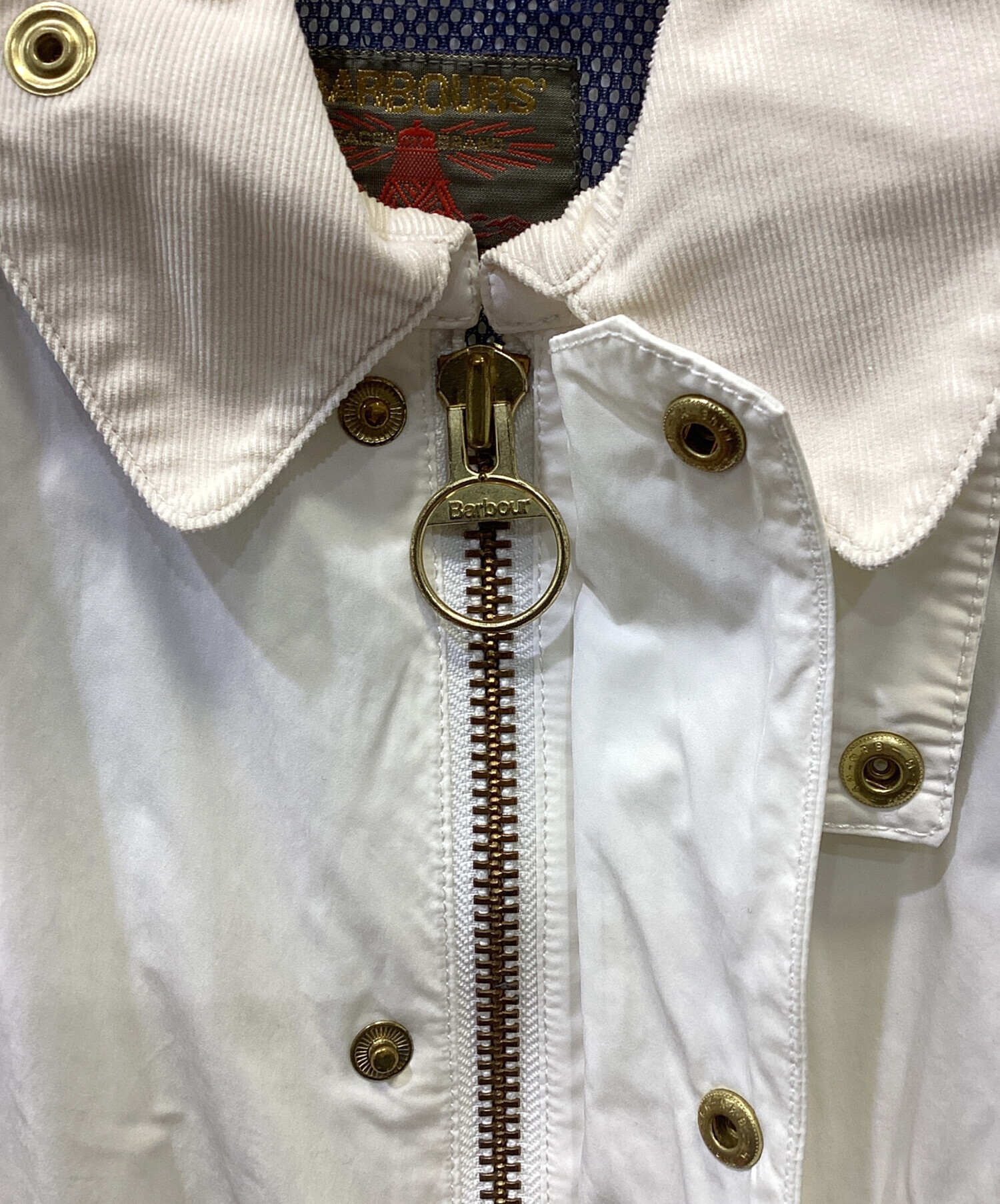 中古・古着通販】Barbour (バブアー) ジャケット ホワイト サイズ:S
