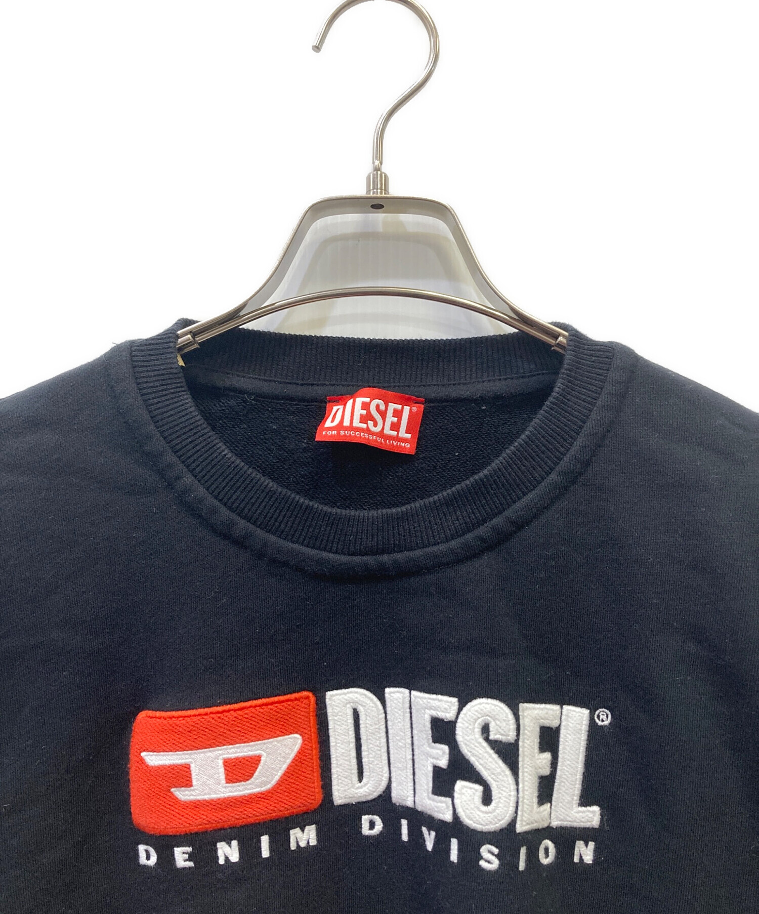 DIESELスウェットワンピース 中古・古着通販】DIESEL (ディーゼル) スウェットワンピース ブラック