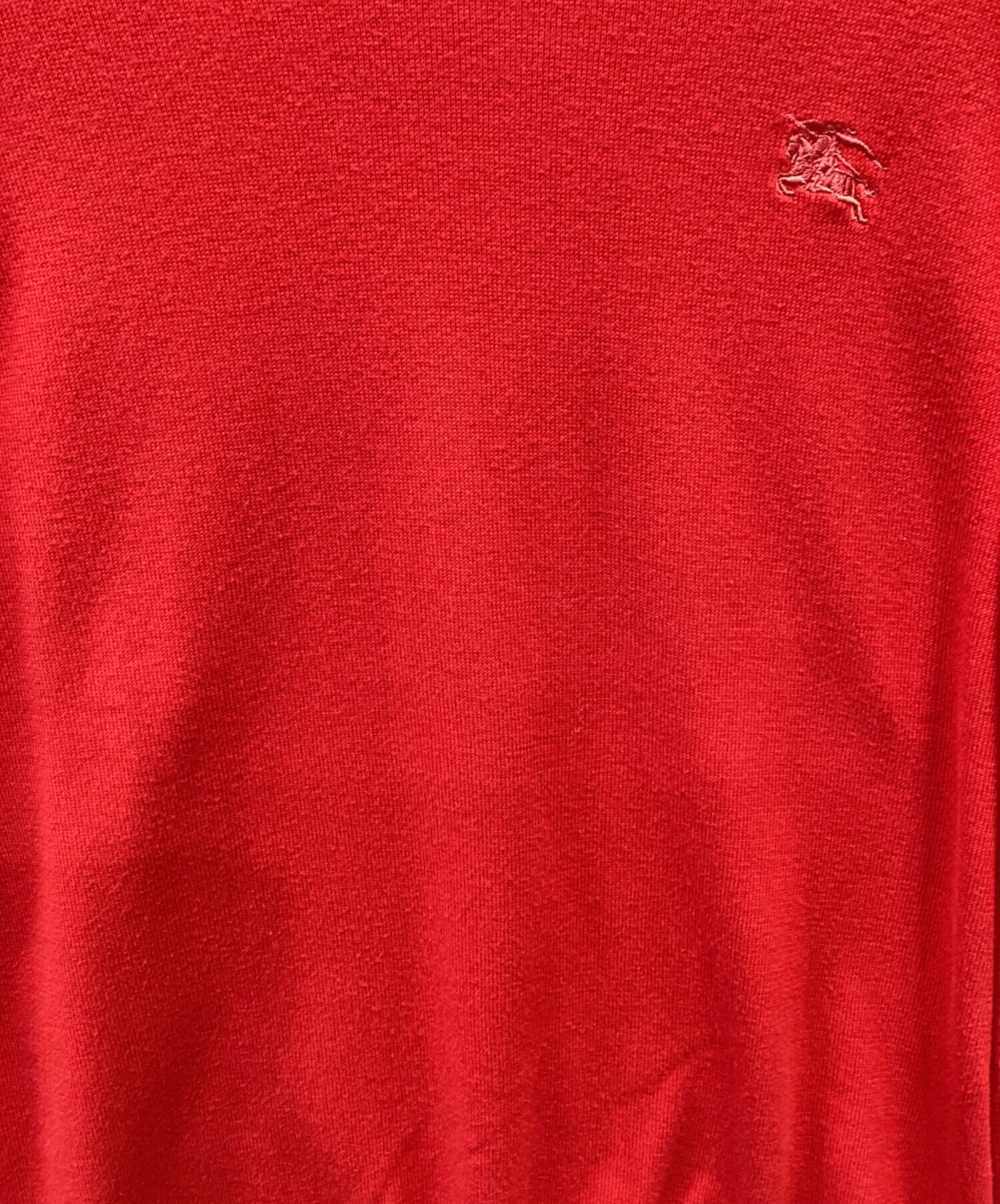 中古・古着通販】BURBERRY (バーバリー) エルボーパッチ付きニット