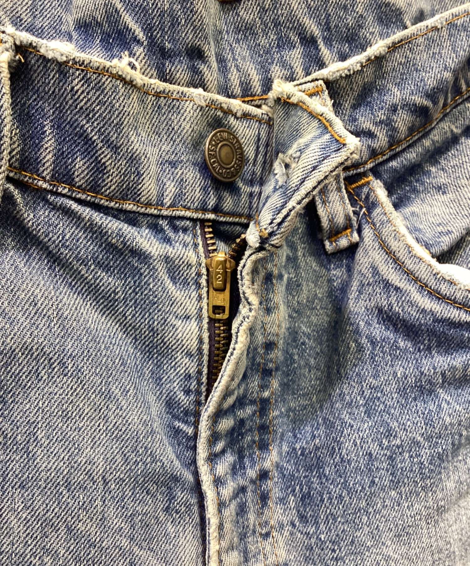 中古・古着通販】LEVI'S (リーバイス) 646 フレアダメージデニムパンツ