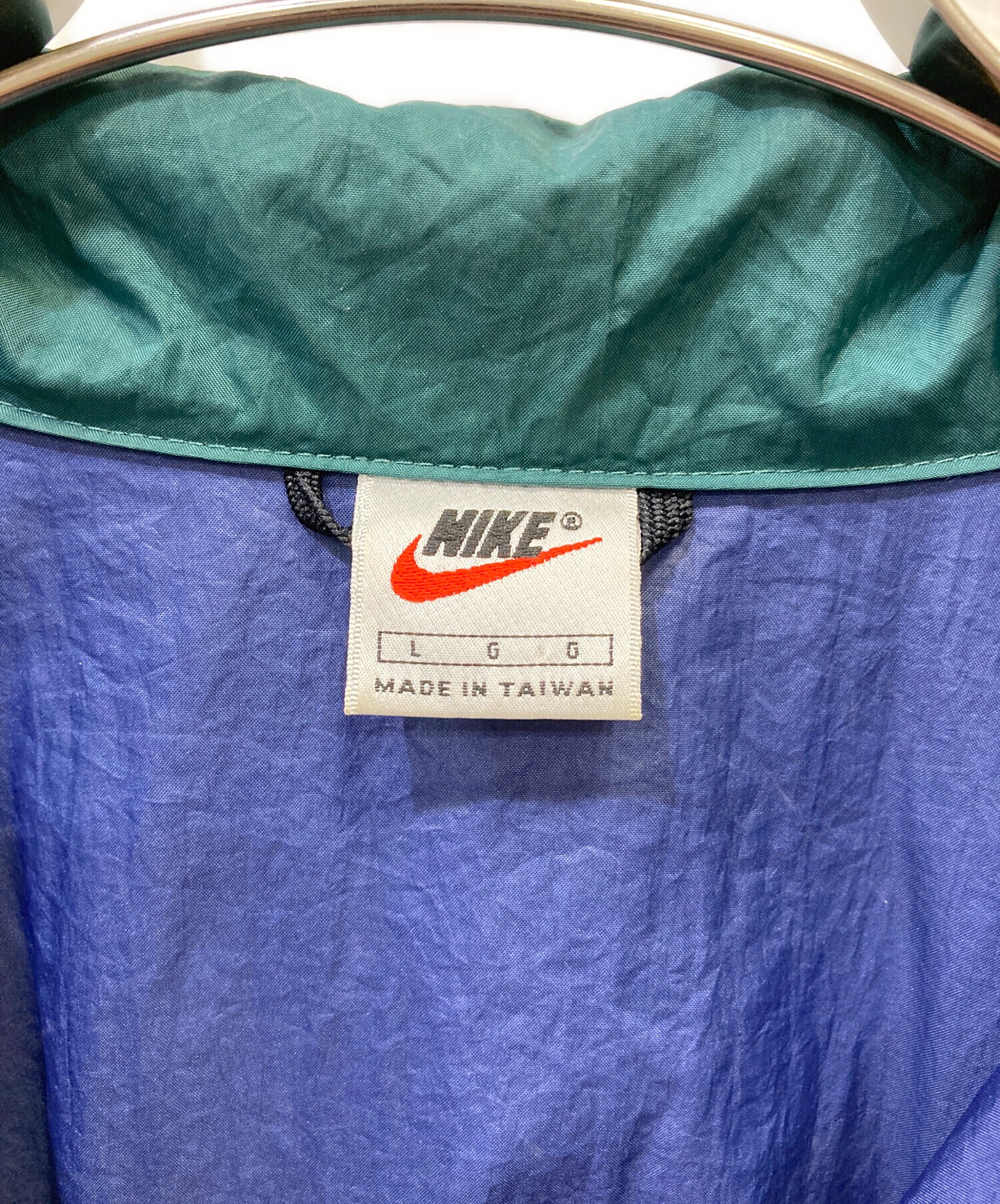 中古・古着通販】NIKE (ナイキ) 90s ジップアップナイロンジャケット