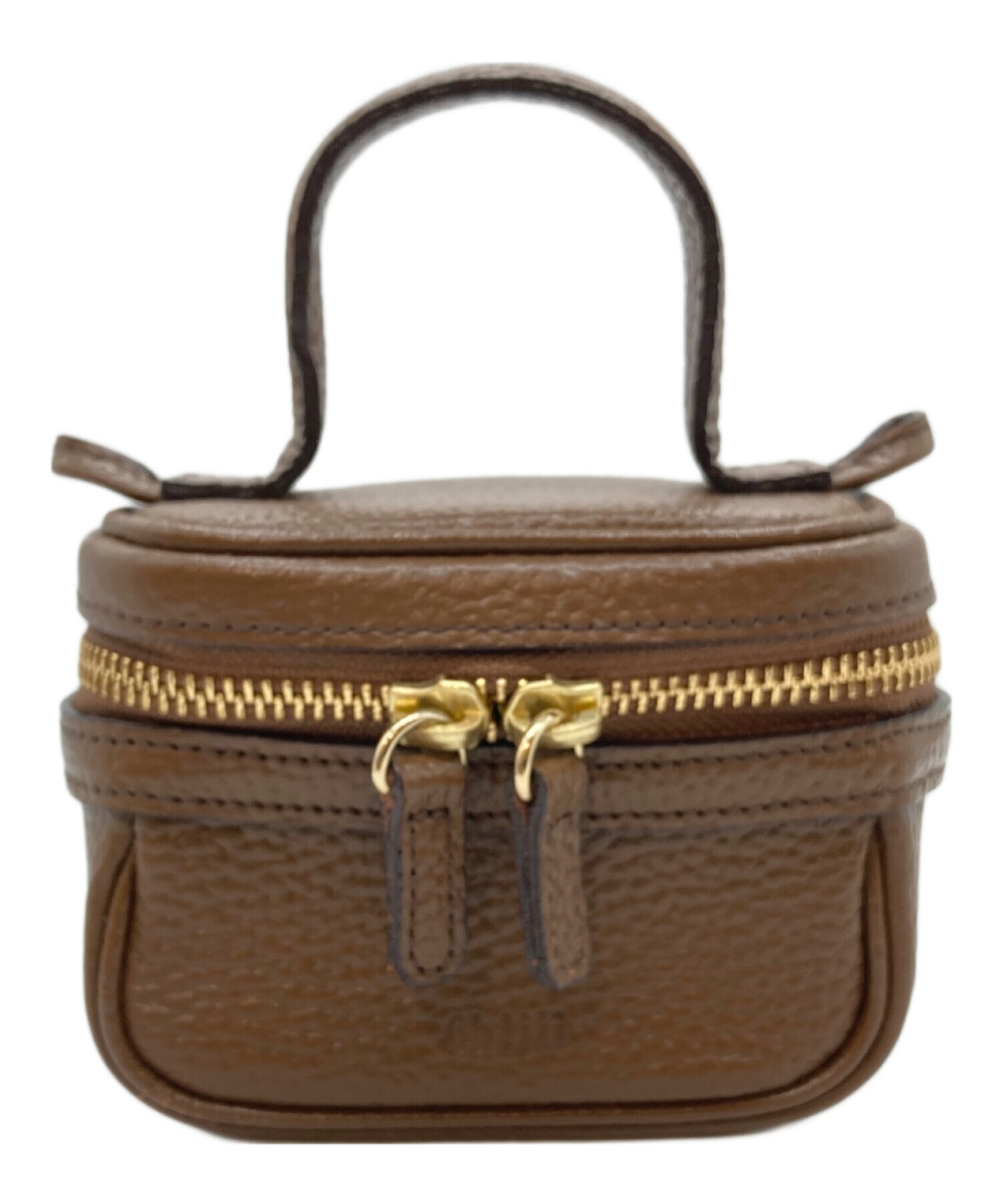 新品chiiiibag マイクロバニティバッグ ブラウン ch!iii Shrink Leather Micro Vanity – ch!iii