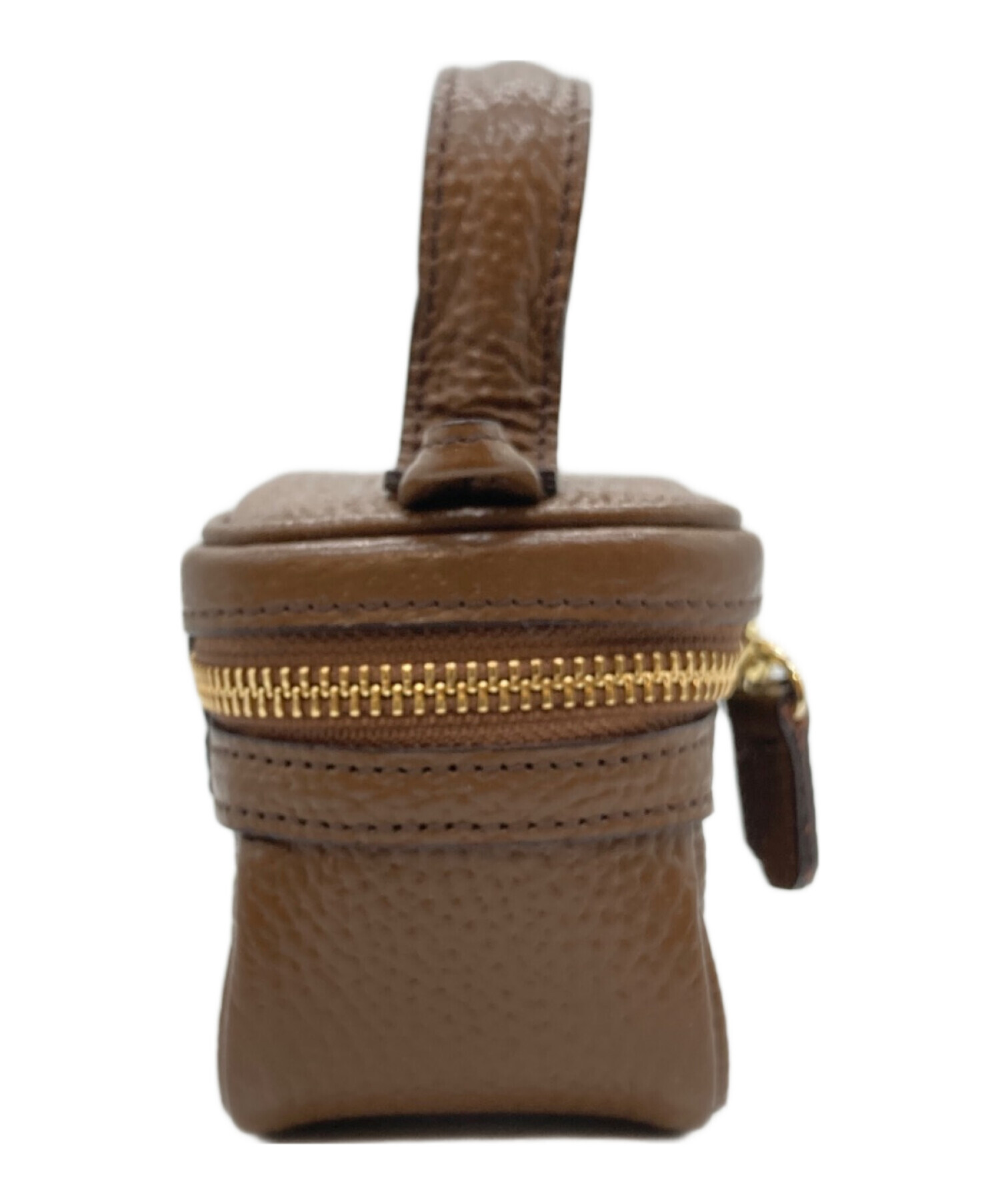 ☆新品・未使用☆ chiiii bag Micro  vanity  ブラウン Shrink Leather Micro Vanity – ch!iii