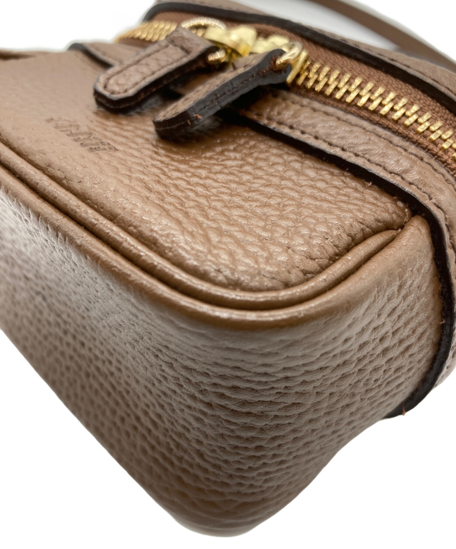 新品chiiiibag マイクロバニティバッグ ブラウン ch!iii Shrink Leather Micro Vanity – ch!iii