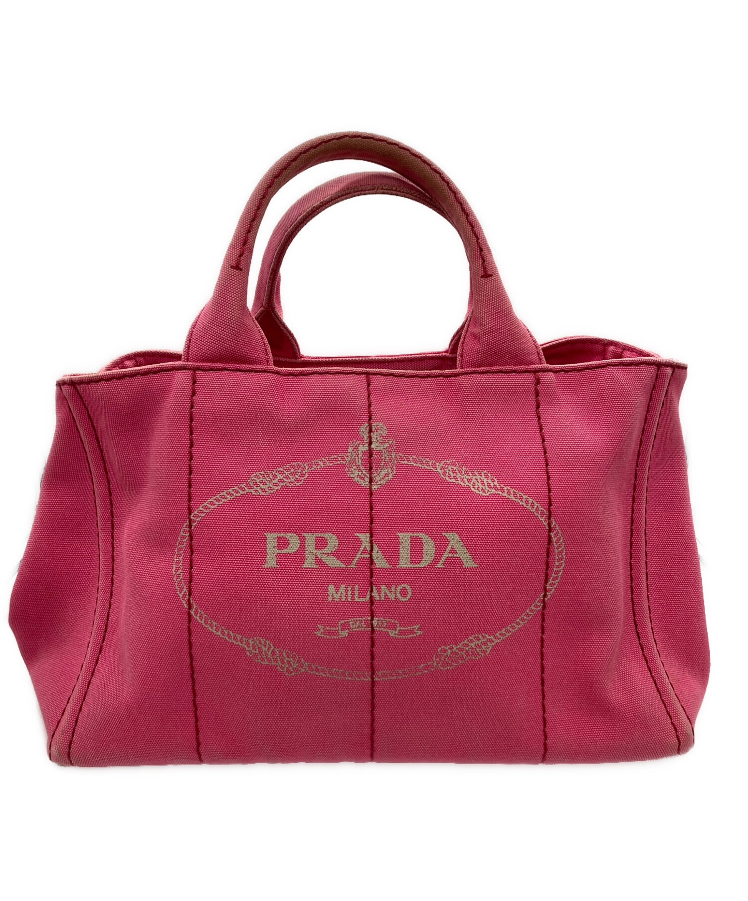 中古・古着通販】PRADA (プラダ) 2WAYショルダーバッグ ショッキング