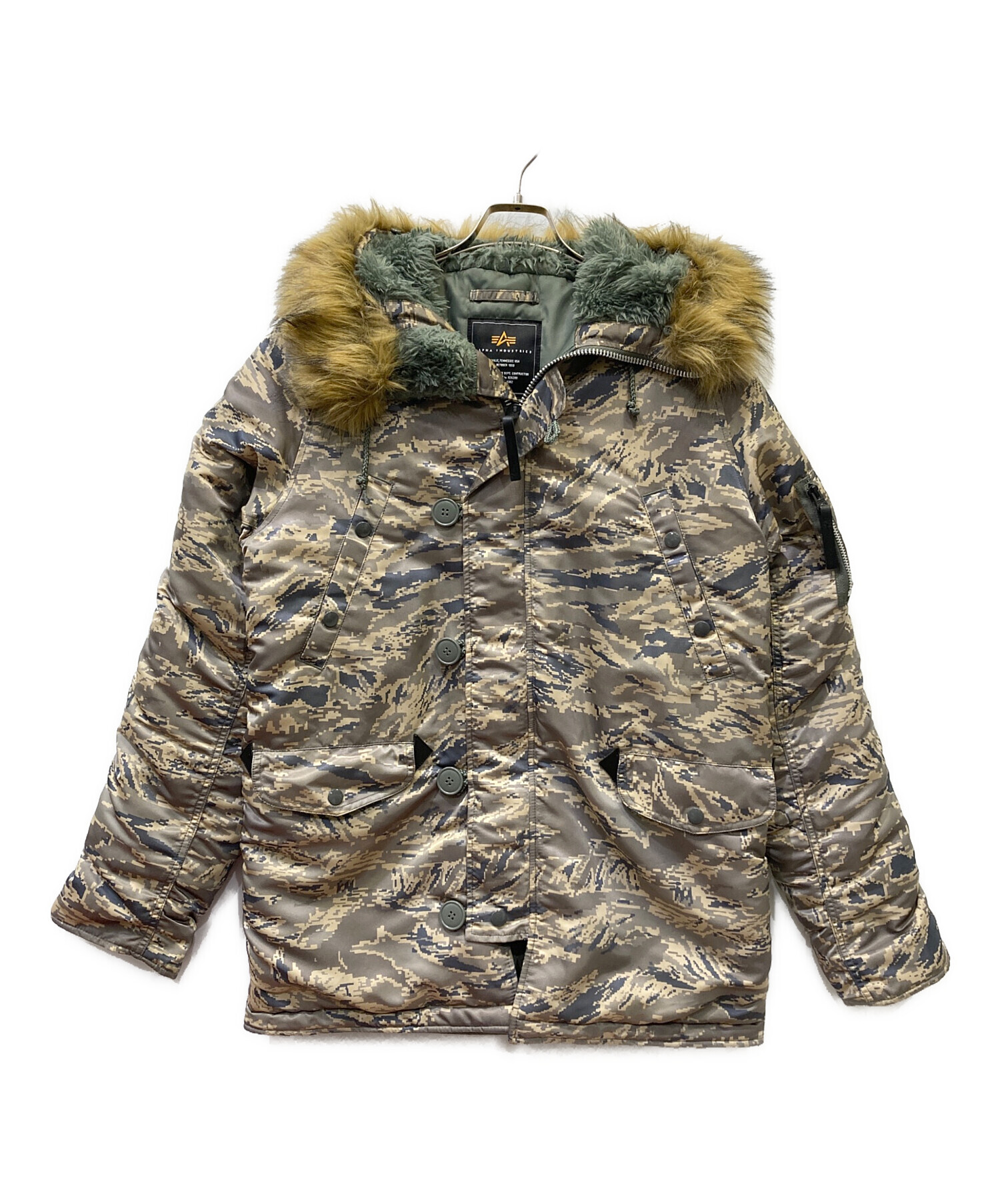 中古・古着通販】ALPHA (アルファ) N-3B フライトジャケット グレー