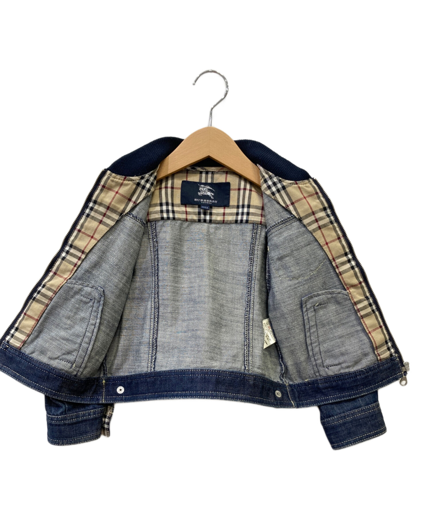 中古・古着通販】BURBERRY LONDON (バーバリーロンドン) デニムジップ