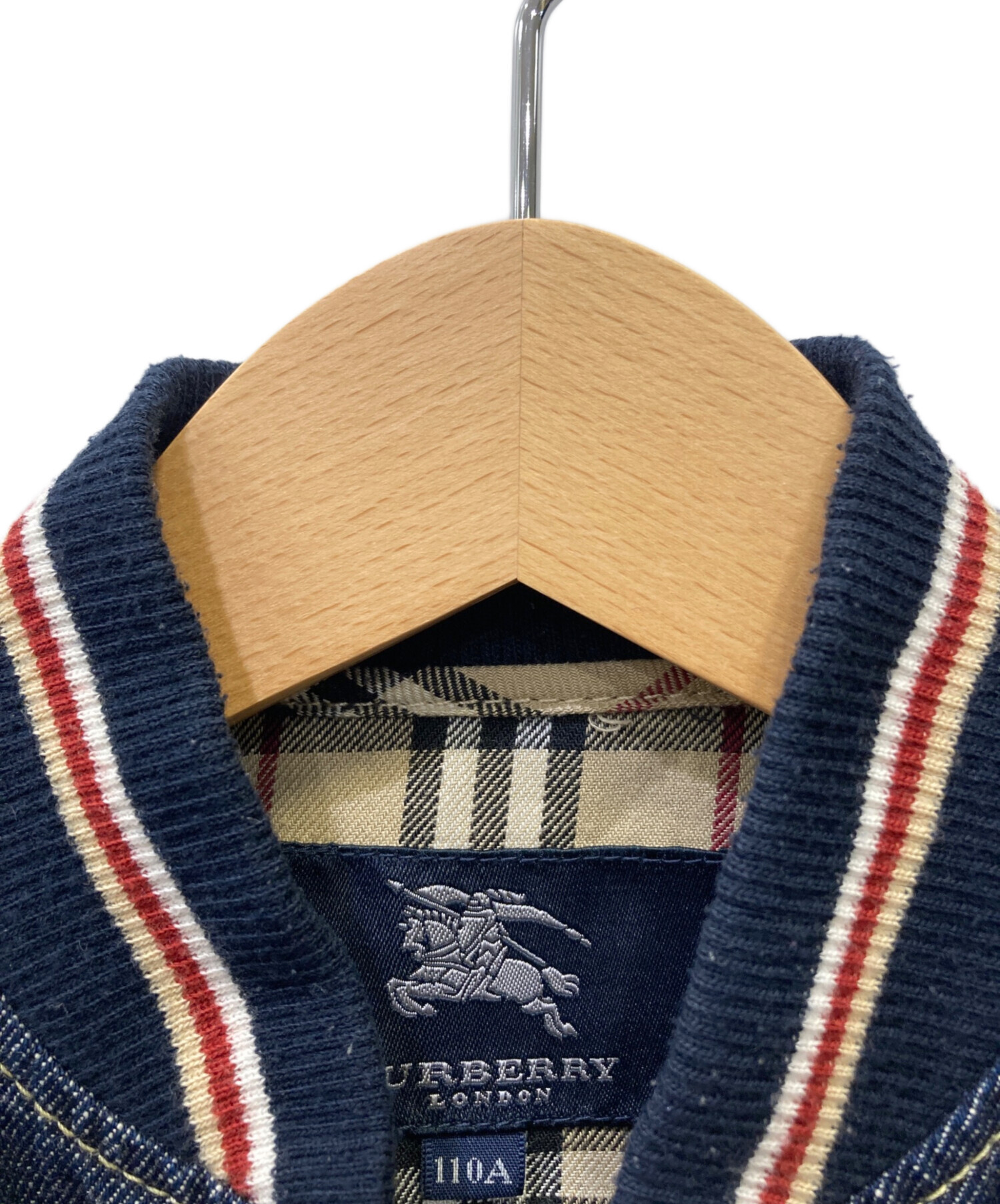 中古・古着通販】BURBERRY LONDON (バーバリーロンドン) デニムジップ
