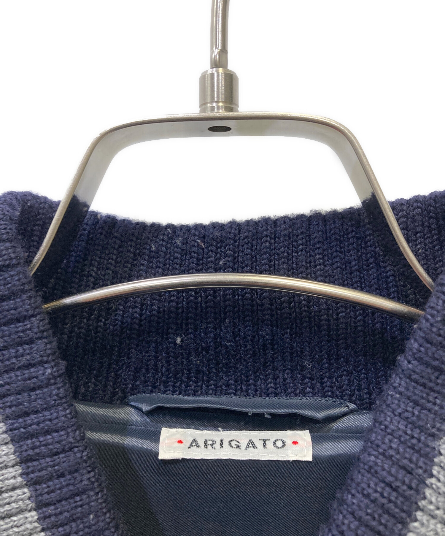 BLUE BLUEブルーブルー　スタジャン 中古・古着通販】BLUE BLUE (ブルーブルー) スタジャン ネイビー