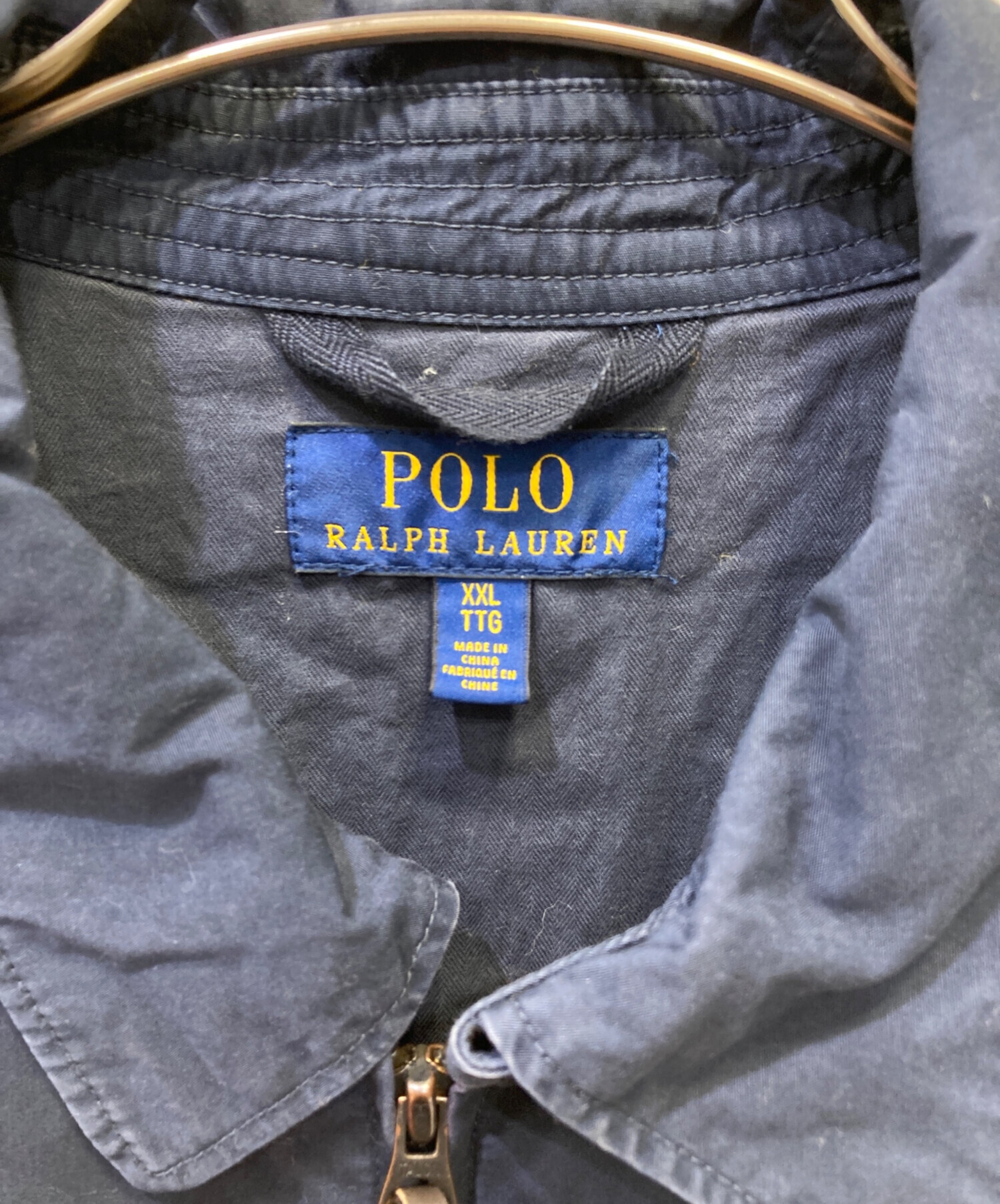 未使用級 希少サイズ XXL ポロラルフローレン スイングトップ ネイビー POLO RALPH LAUREN（ポロ・ラルフローレン） ポロ ラルフローレン