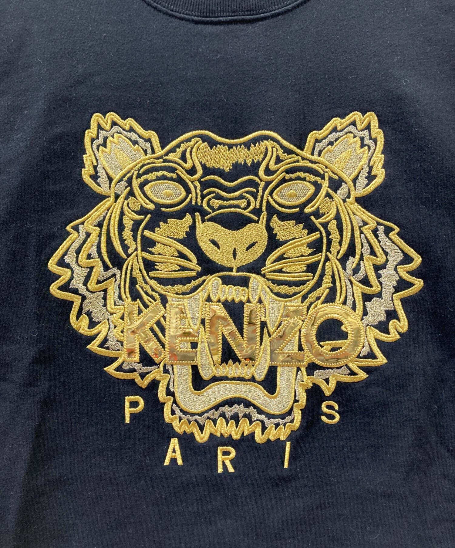 中古・古着通販】KENZO (ケンゾー) タイガー刺繍クルーネック 