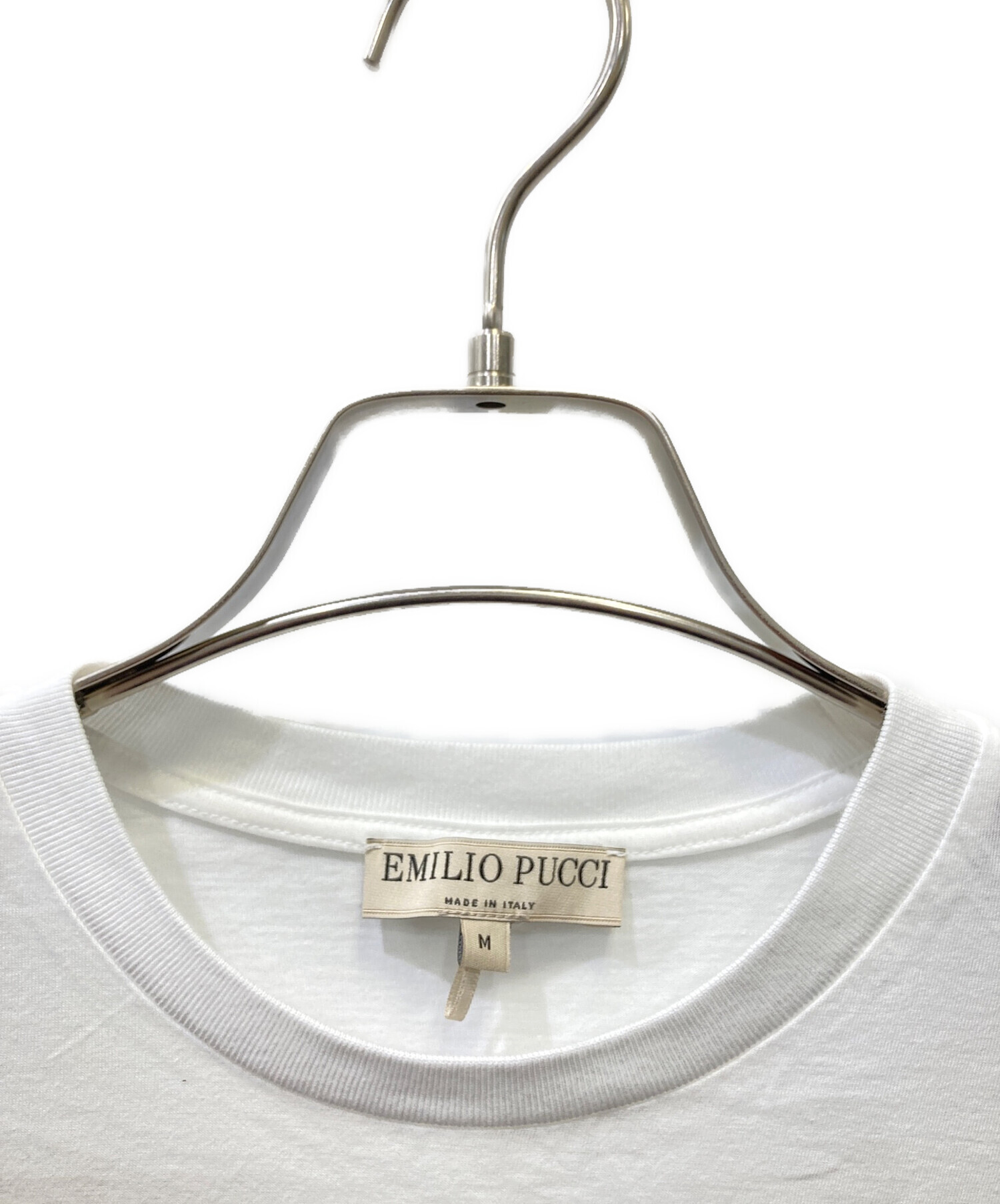 中古・古着通販】Emilio Pucci (エミリオ プッチ) ロゴ半袖Tシャツ
