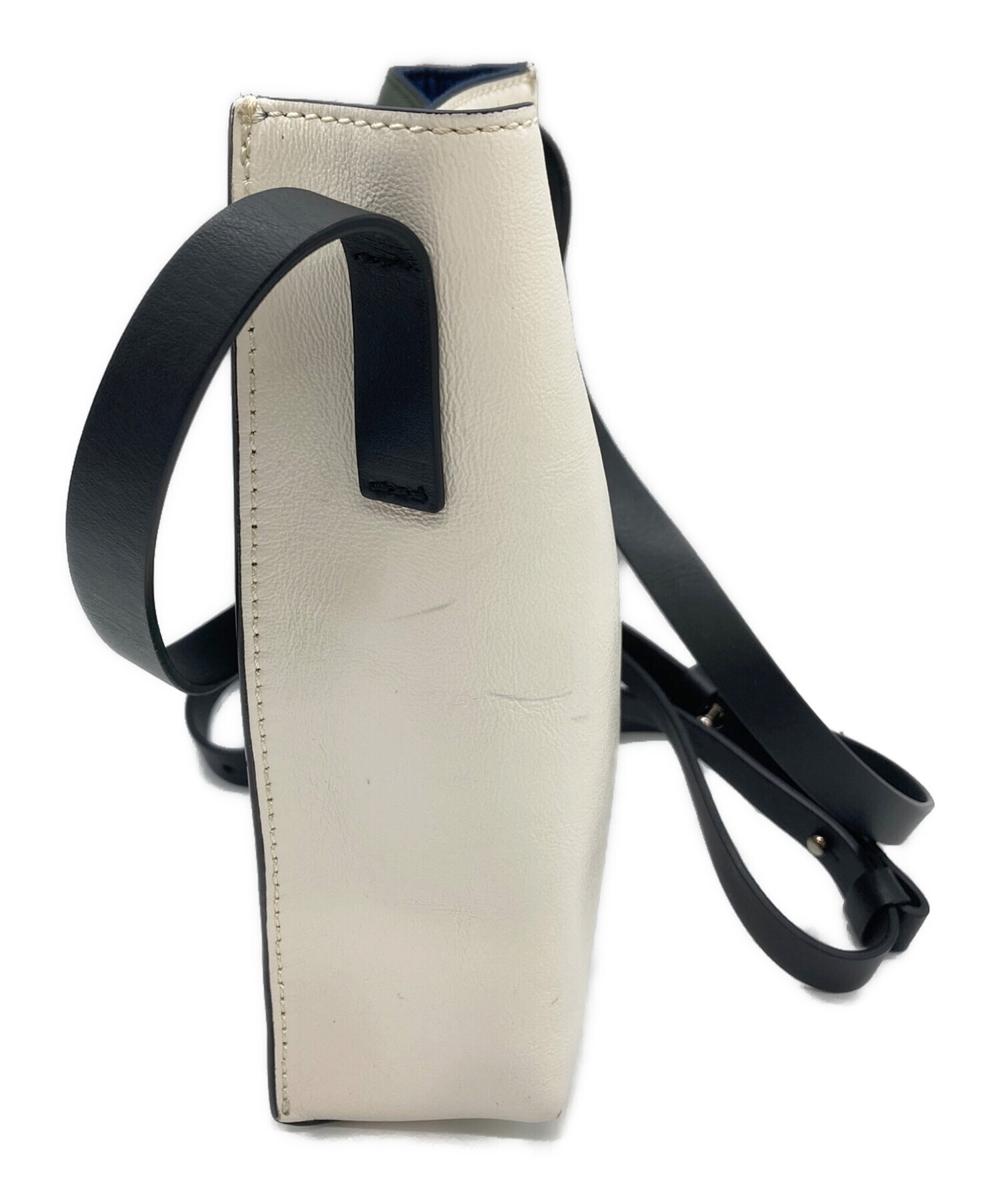 中古・古着通販】MARNI (マルニ) ショルダーバッグ ホワイト×グリーン 