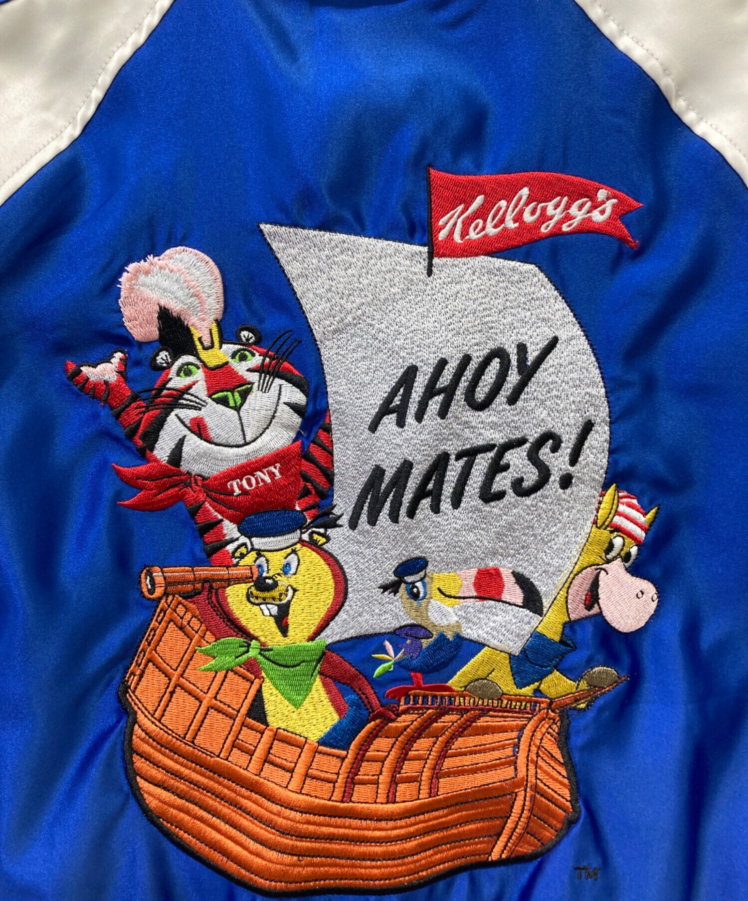 中古・古着通販】Kellogg (ケロッグ) スカジャン ブルー サイズ