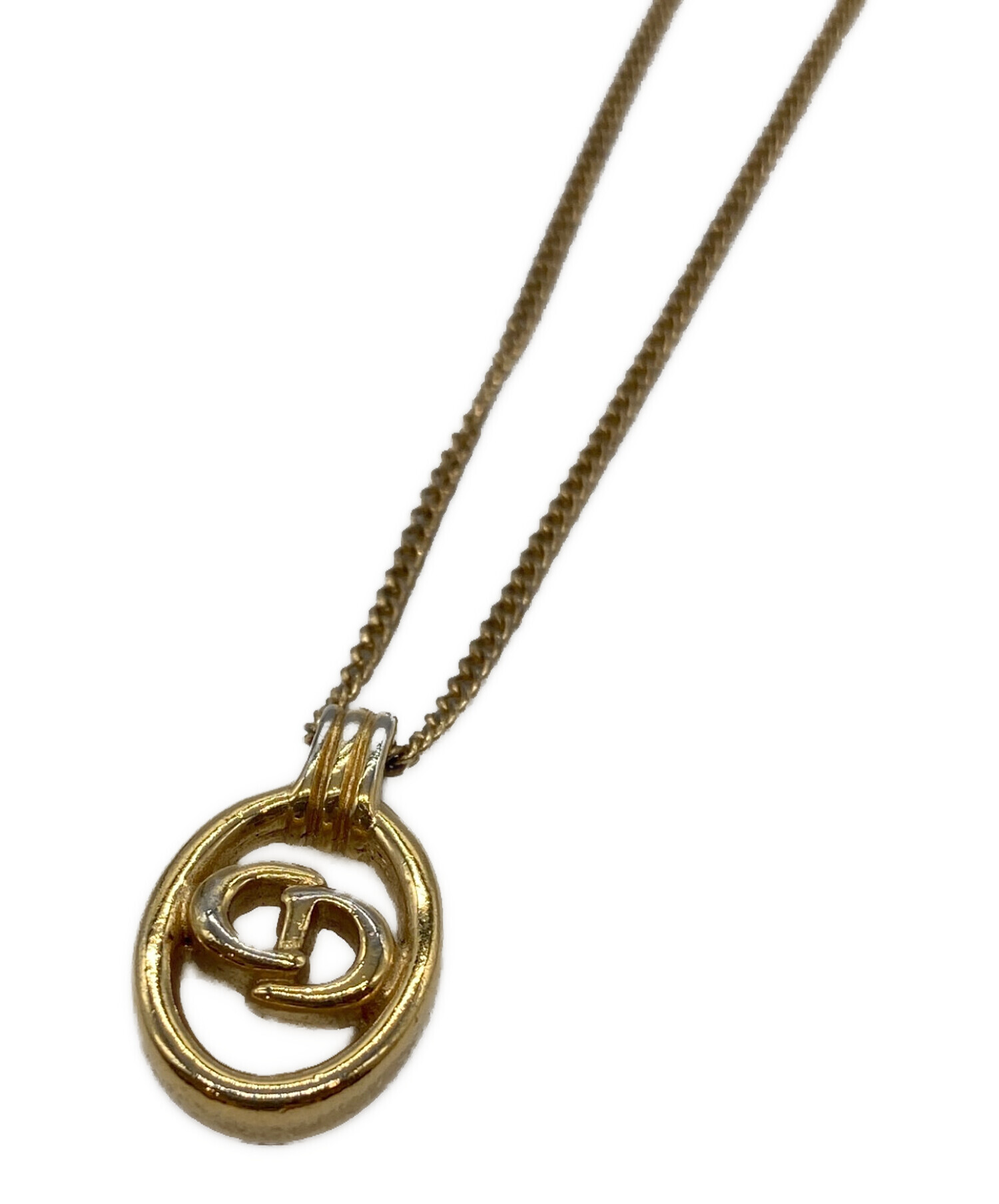 Christian Dior ネックレス Diorロゴ付き 中古・古着通販】Christian Dior (クリスチャン ディオール